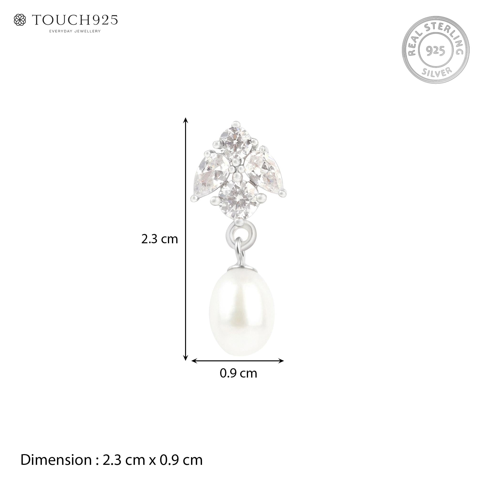 Floral Pearl Earrings