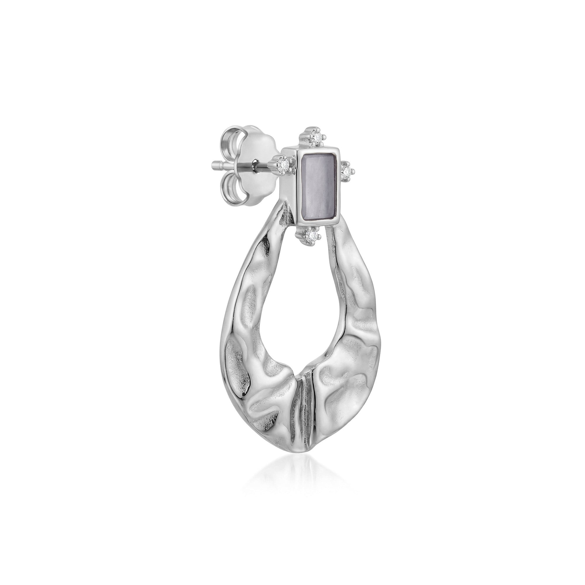 Artisan Silver Hoops