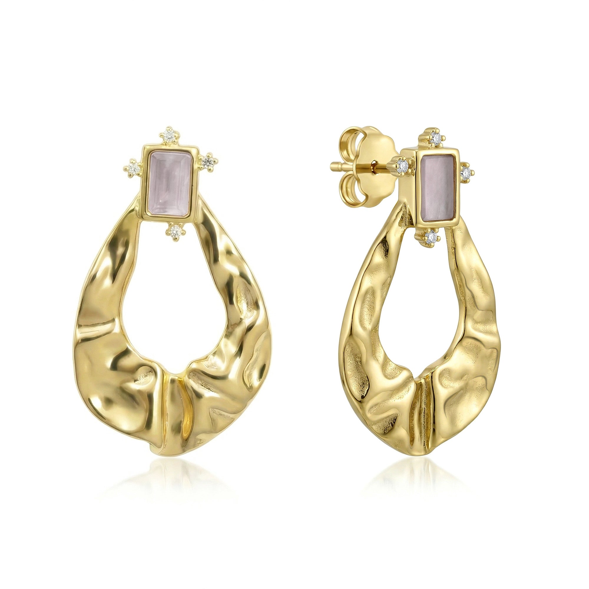 Artisan Silver Hoops