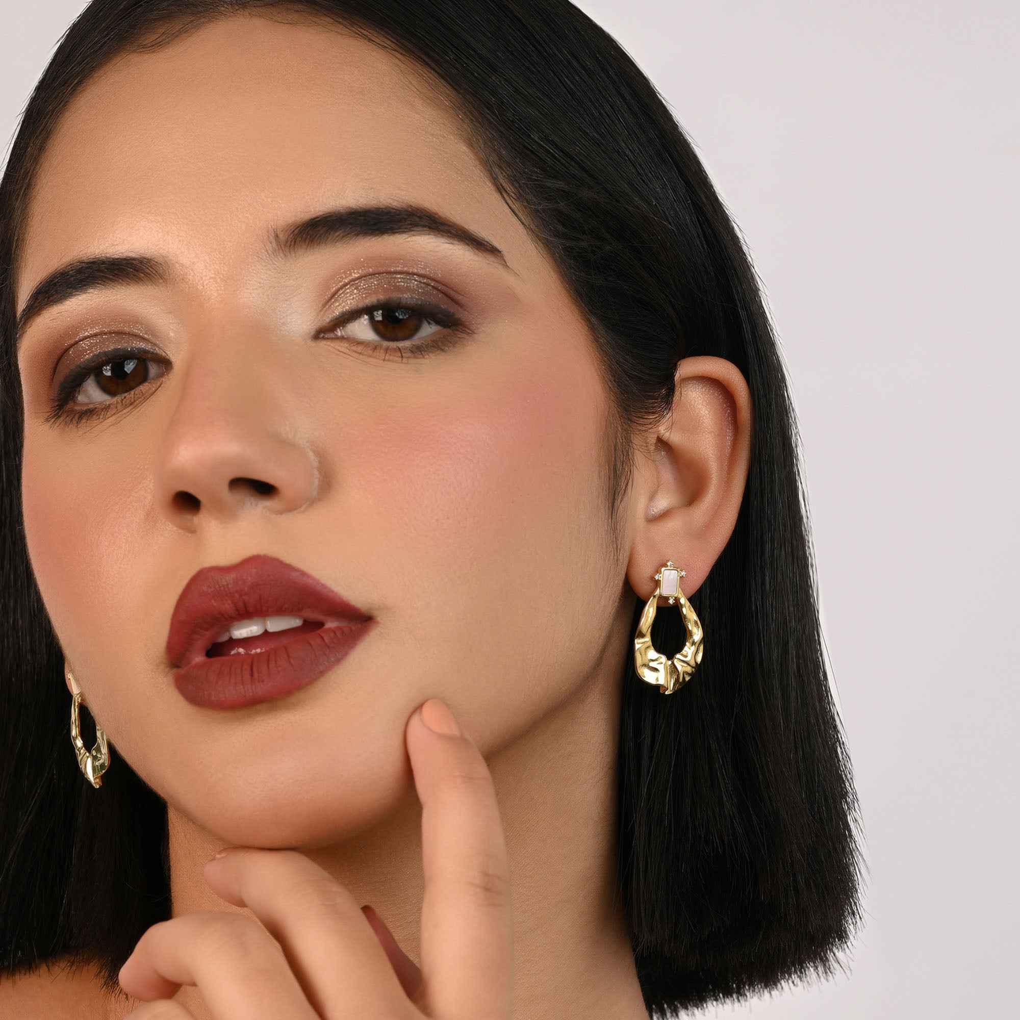 Artisan Silver Hoops