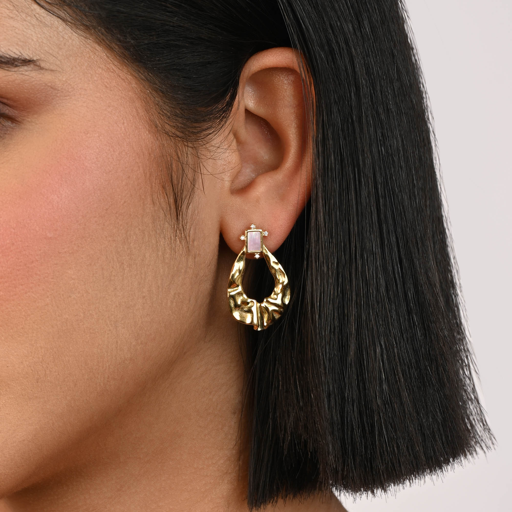 Artisan Silver Hoops