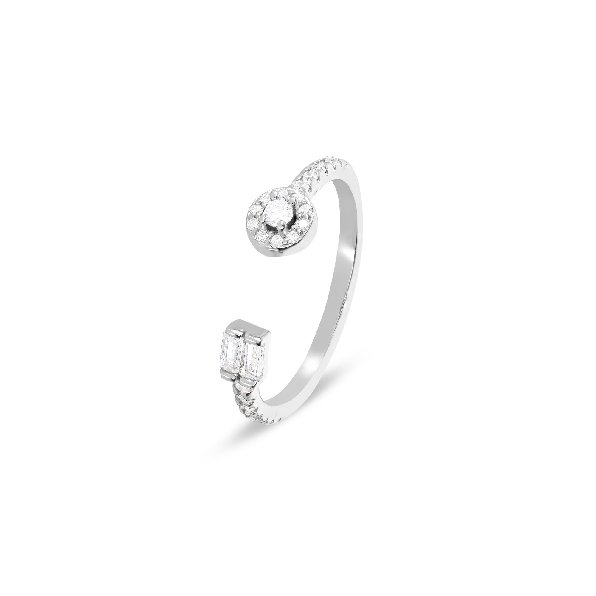 Shimmer Two Stone Ring