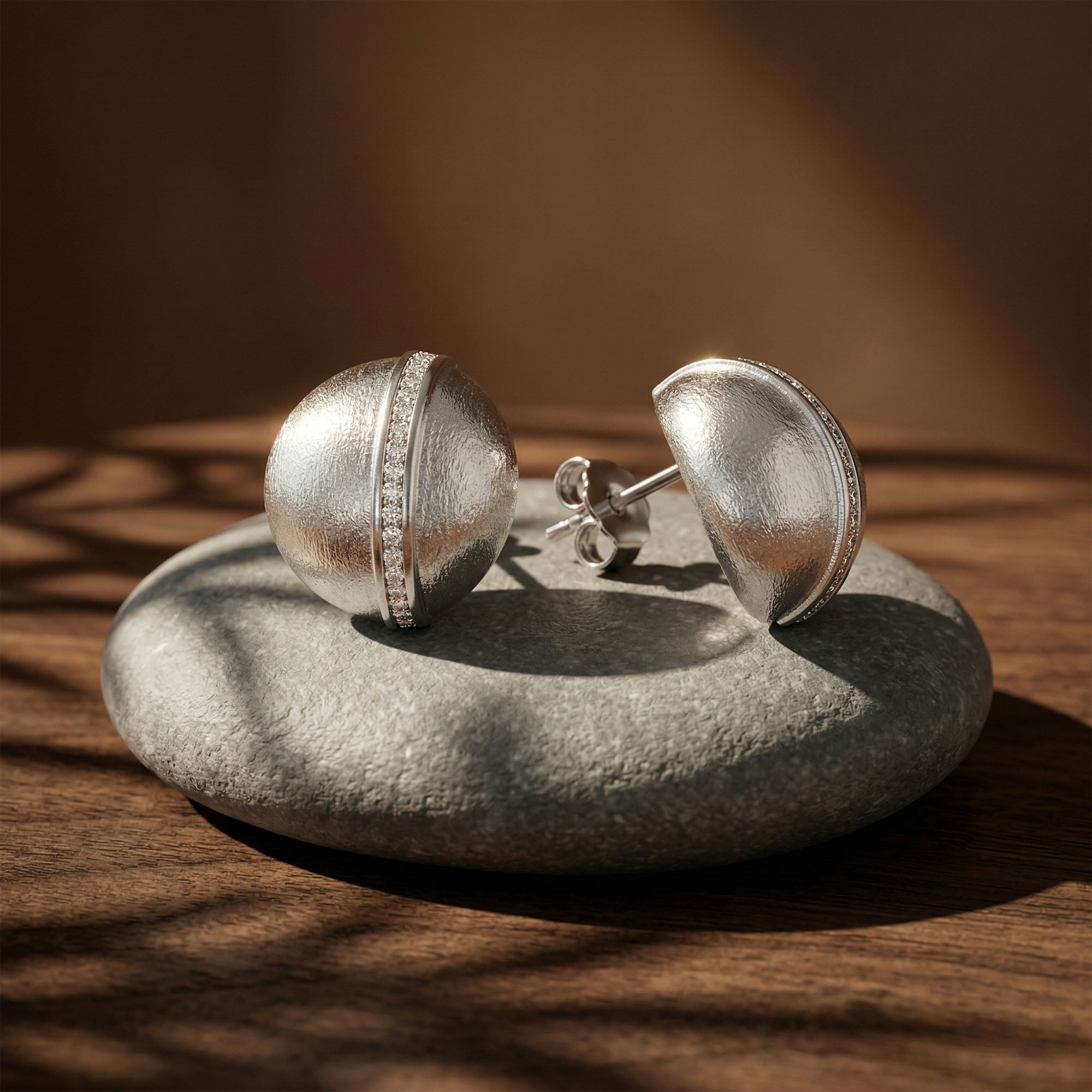 Frosted Dome Studs