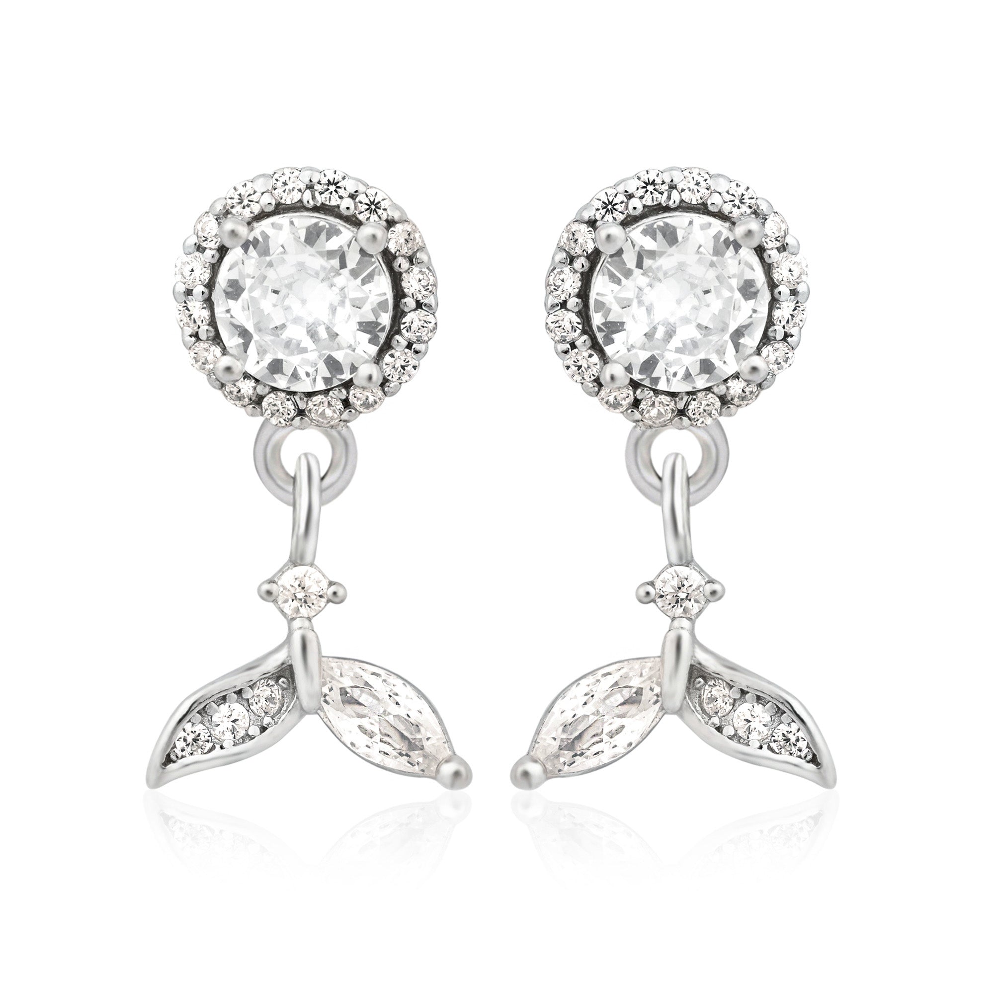 Radiant Halo Marquise Drops