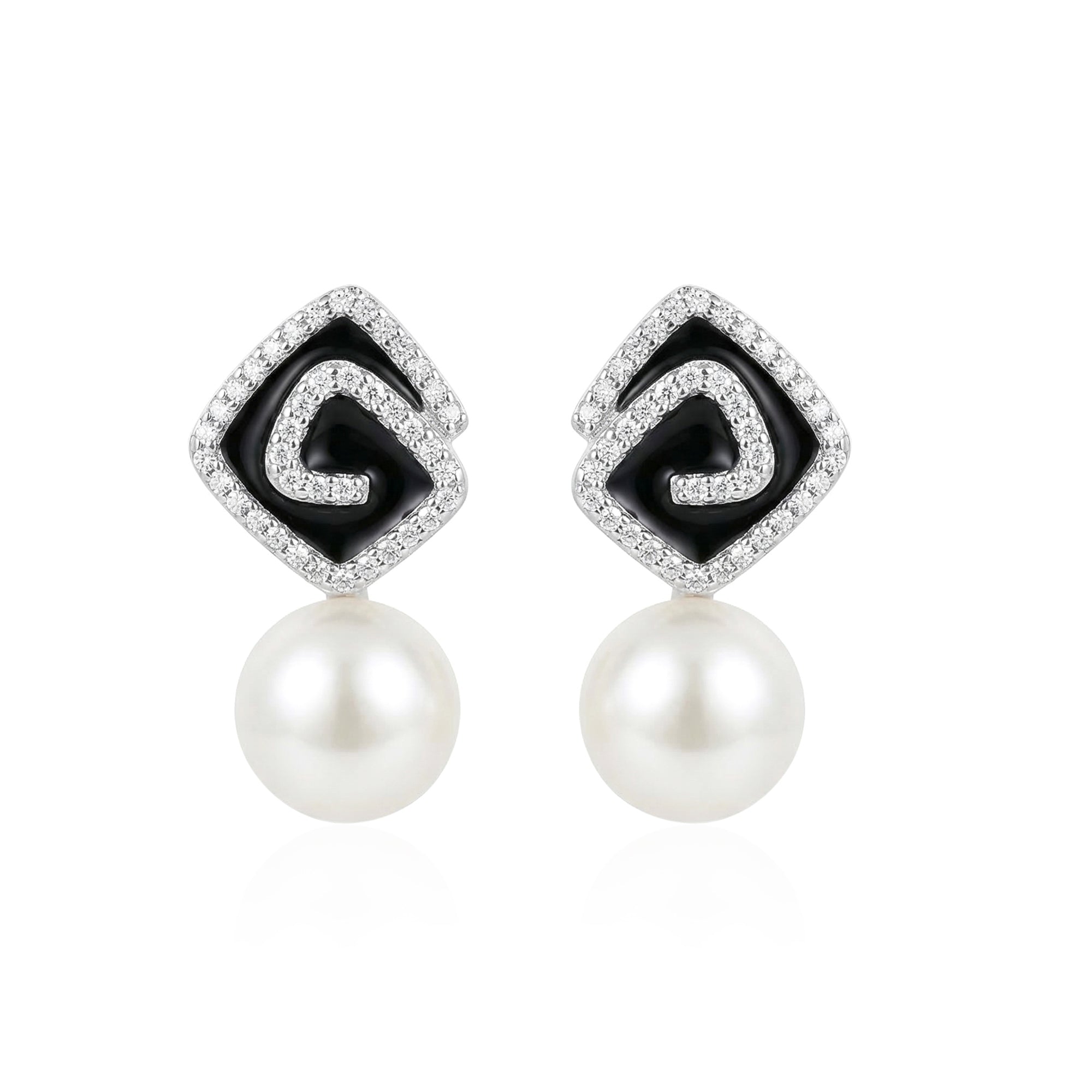 Monochrome Pearl Drops