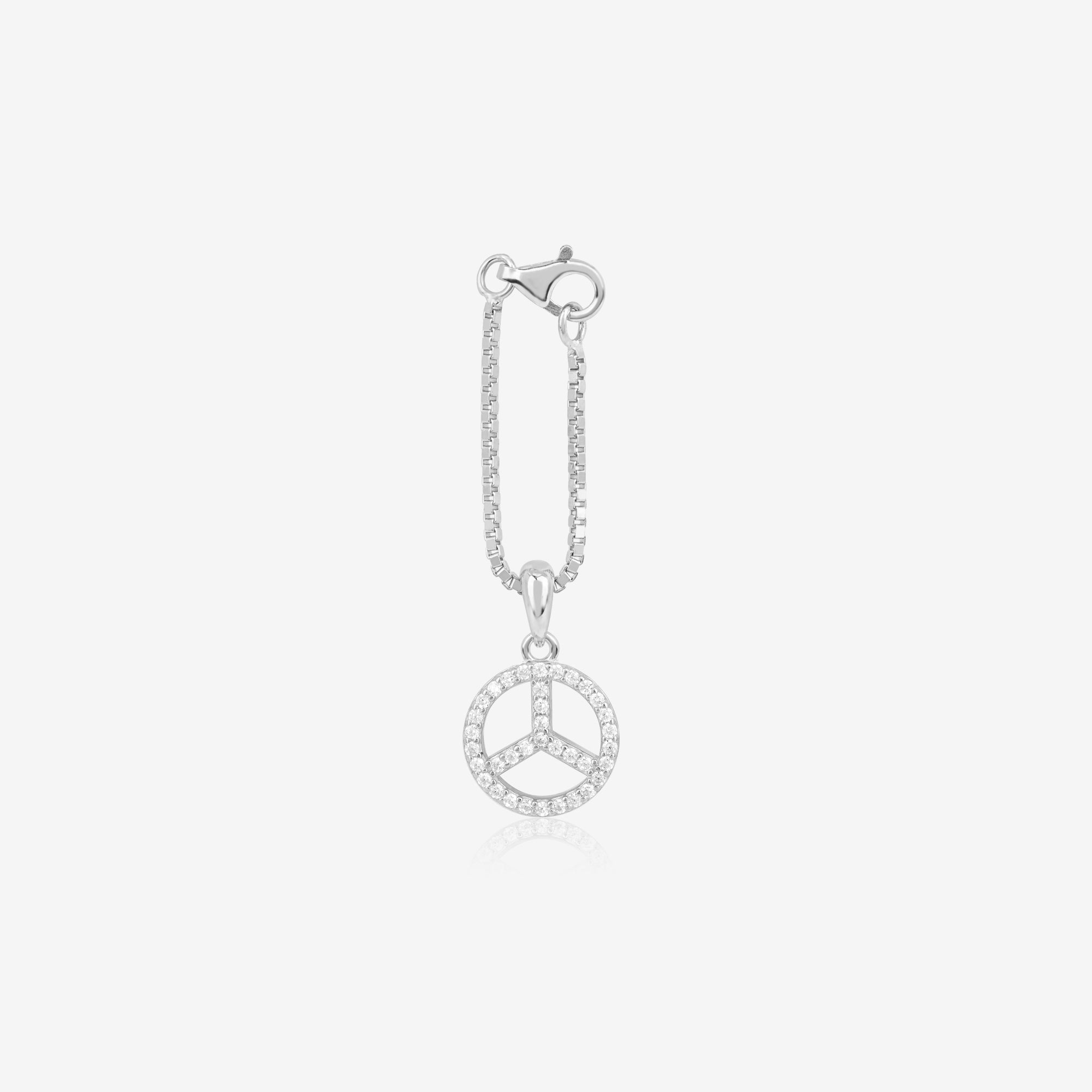 Crystle Peace Charm