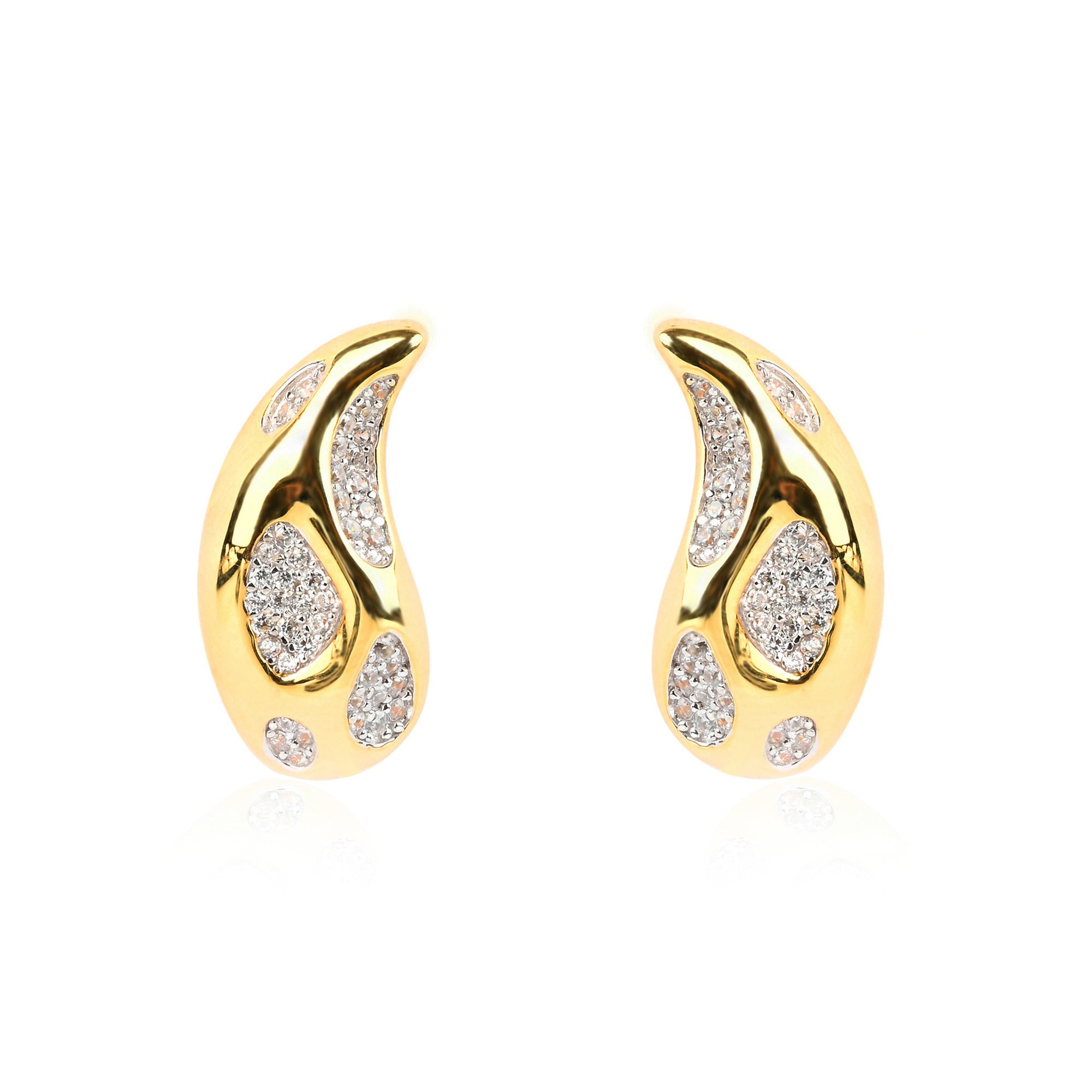 Radiant Paisley Studs