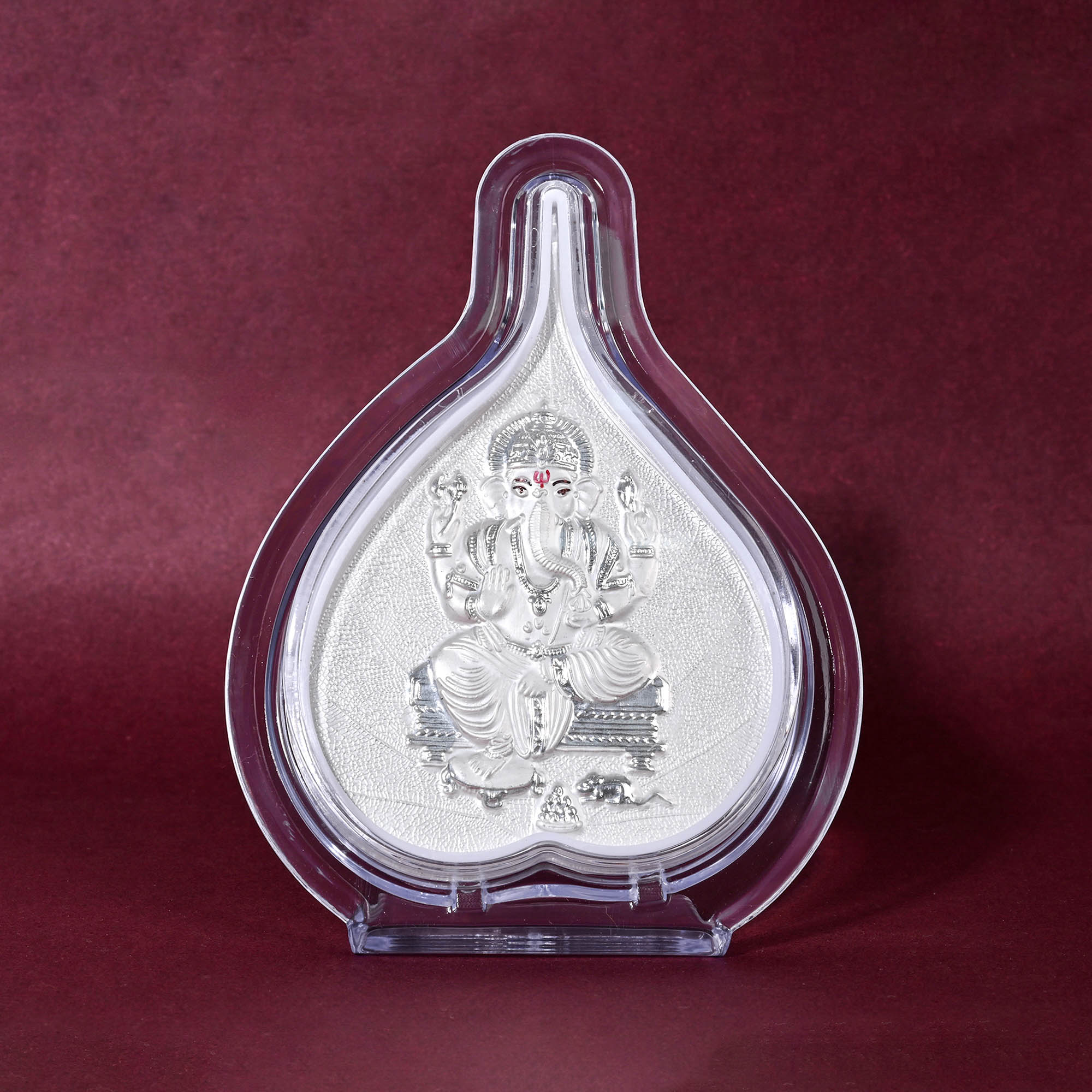 999 Silver Ganesh Ji Idol Frame