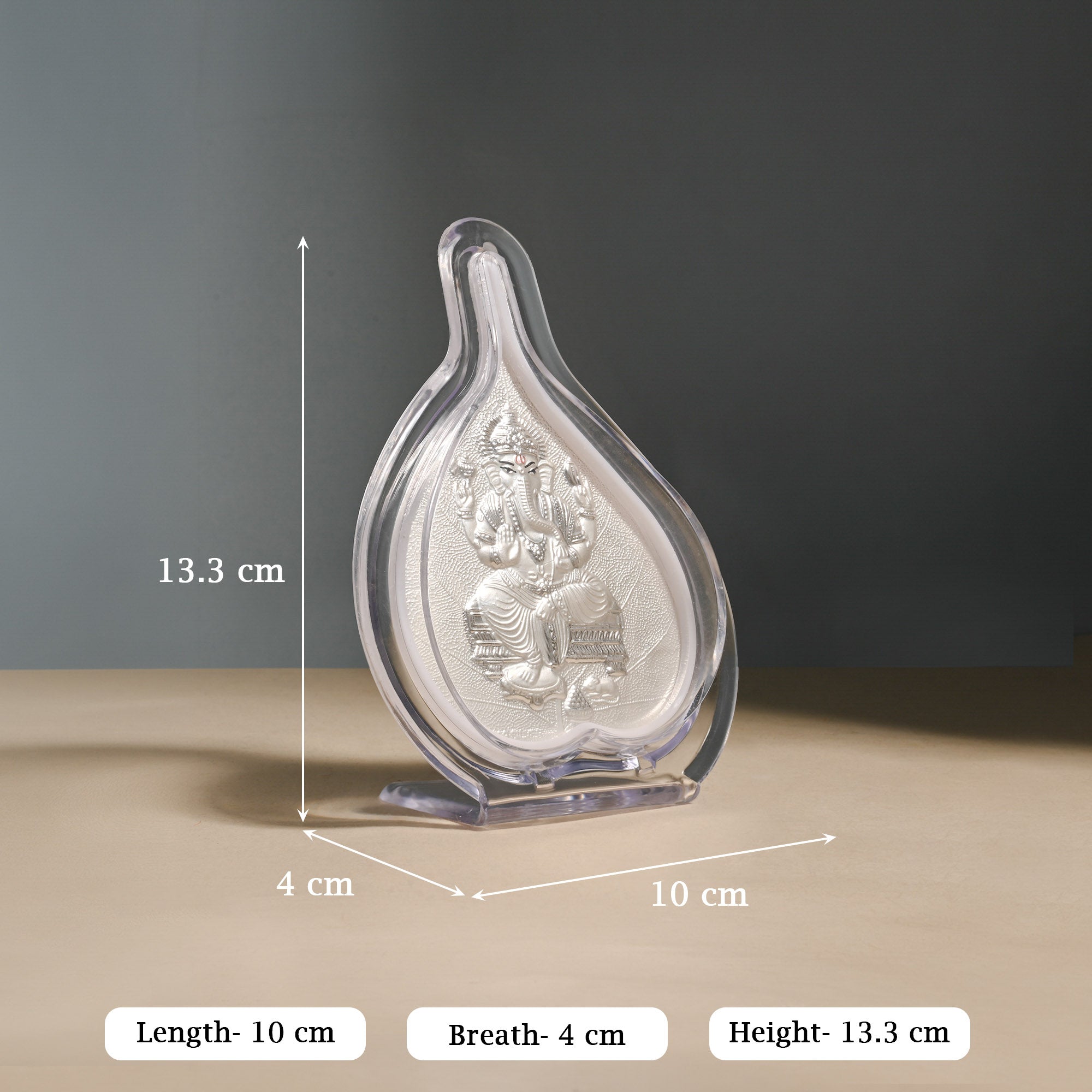 999 Silver Ganesh Ji Frame