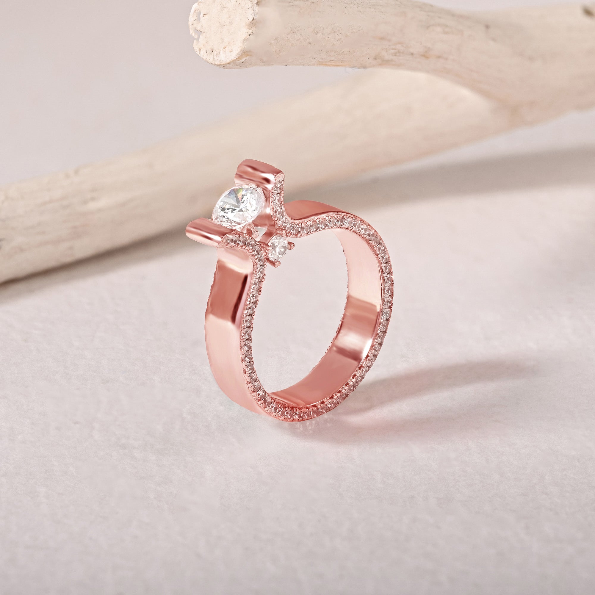 Sparkle Twin Ring