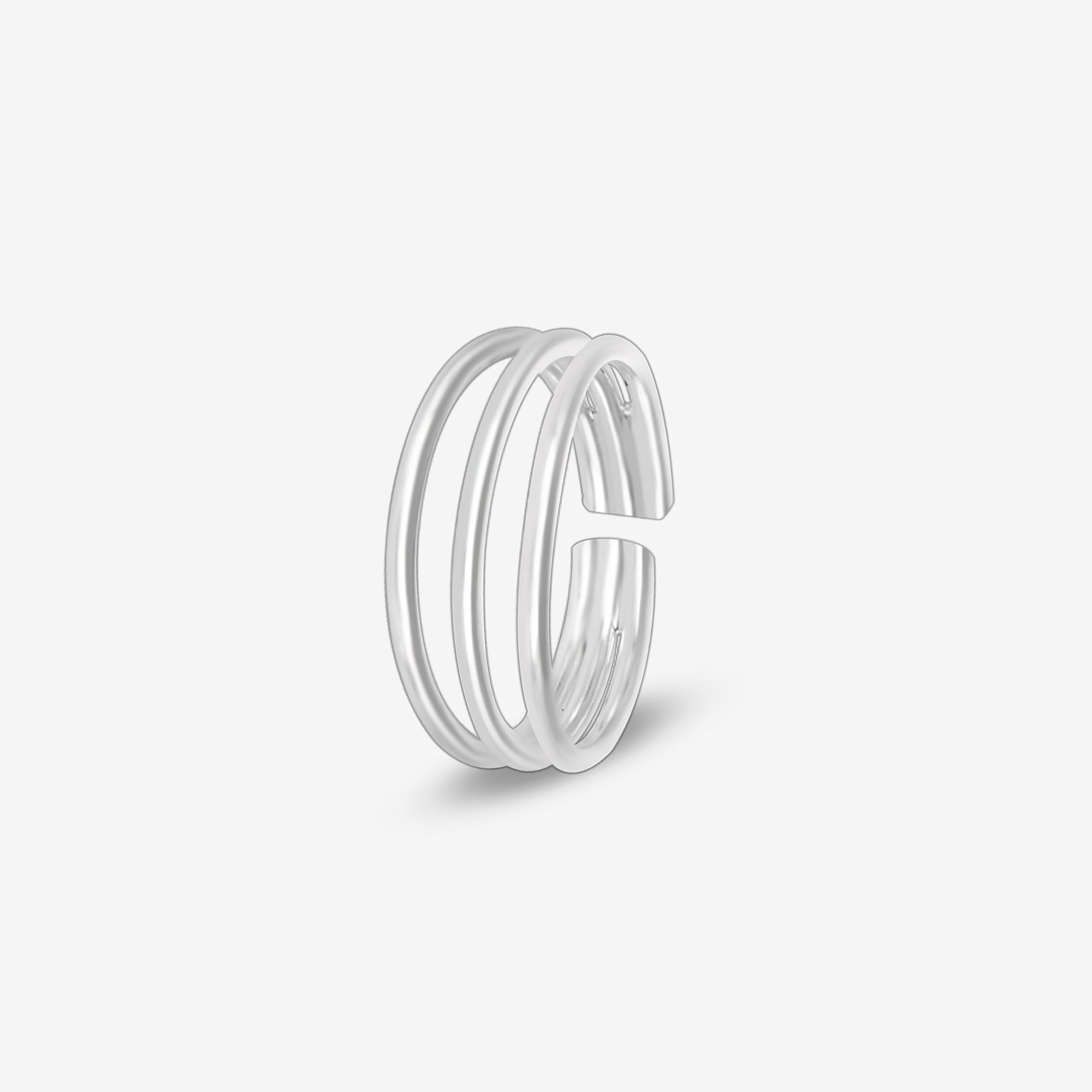 Classic Layered Band Toe Ring