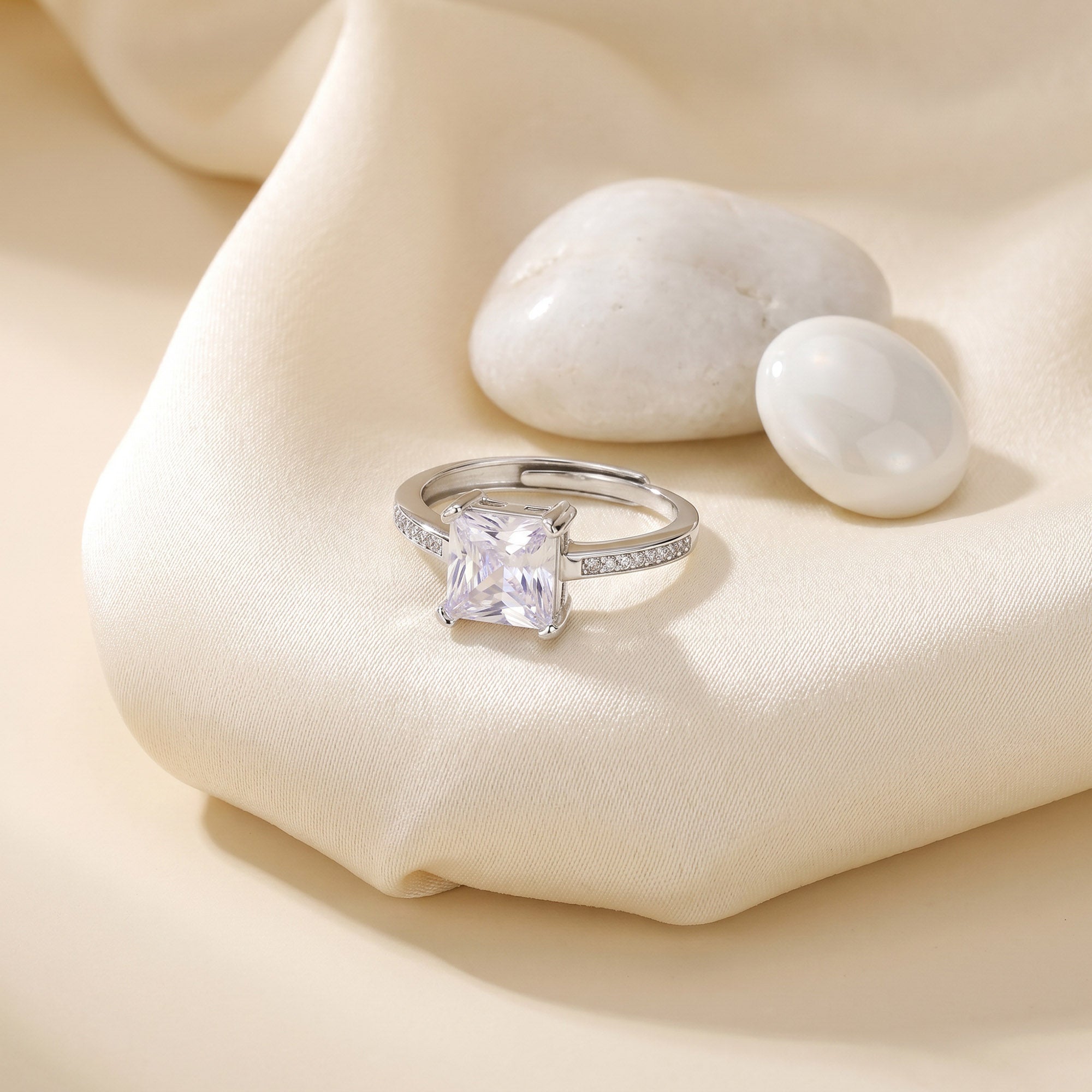 Studded Square Ring