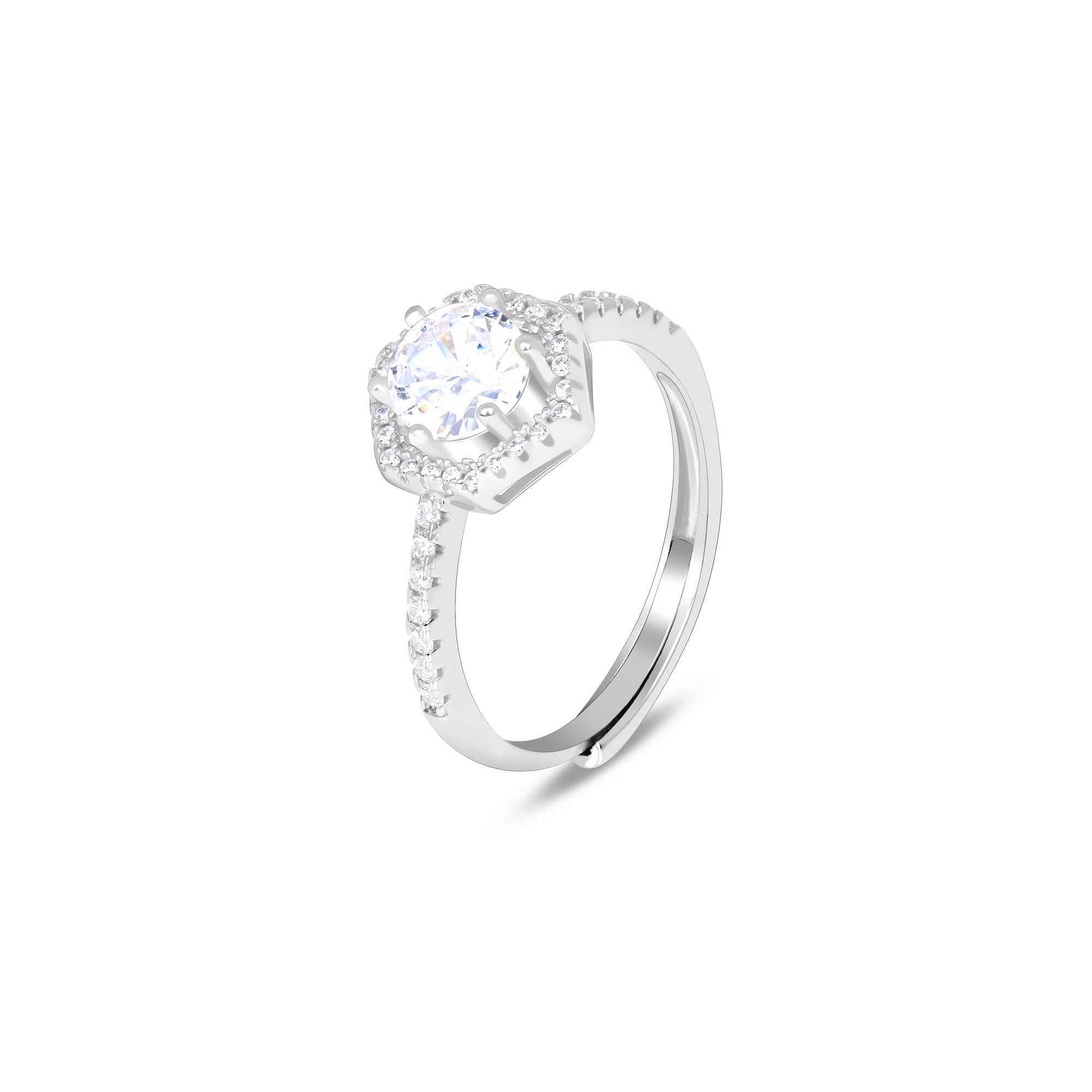 Hexa Stone Ring