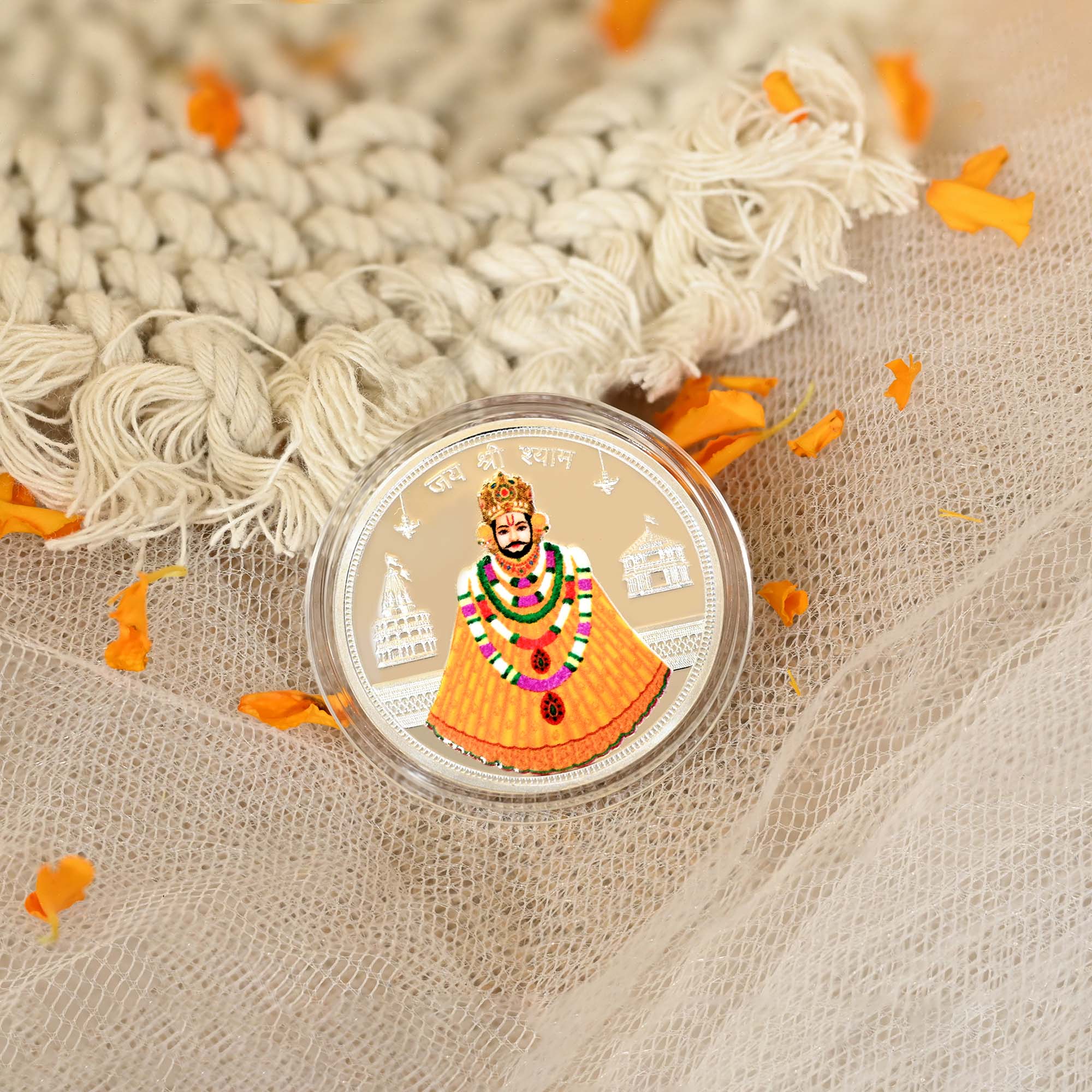 Pure 999 Silver 10g Shyam Baba Coin