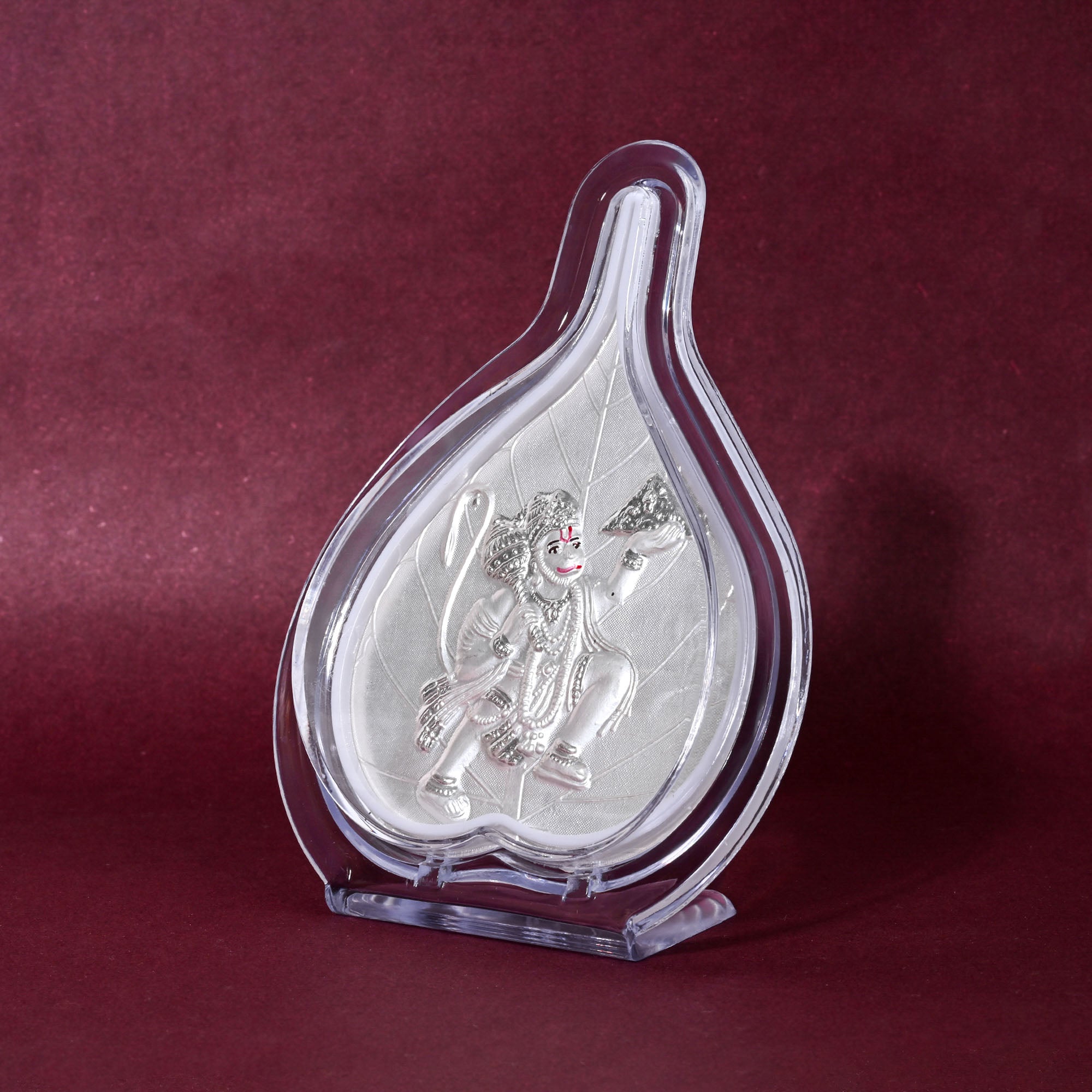 999 Silver Hanuman Ji Idol Frame