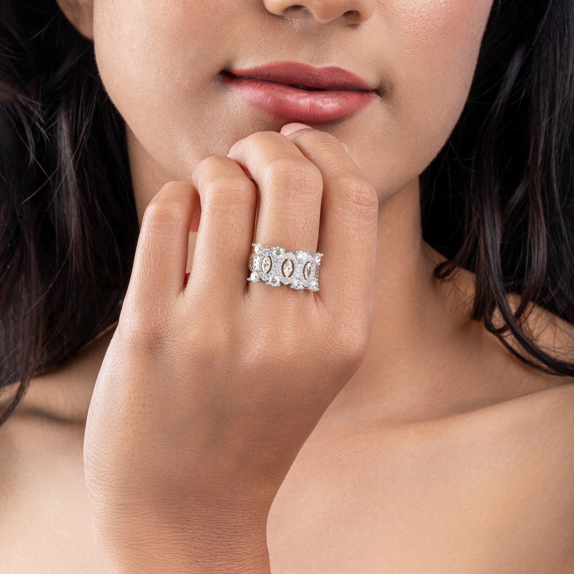 Royal Yellow Stone Ring
