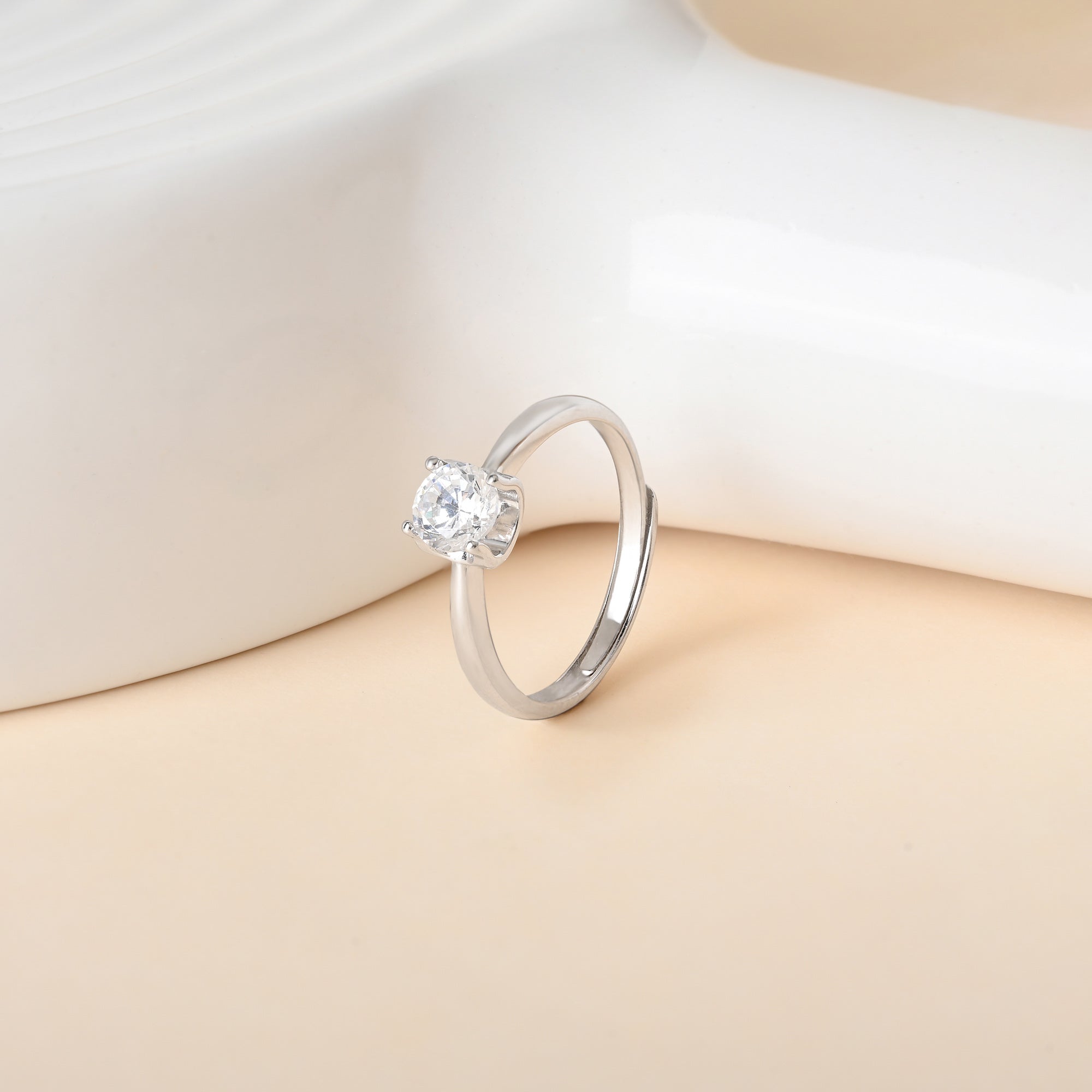 Bezel Solitaire Ring