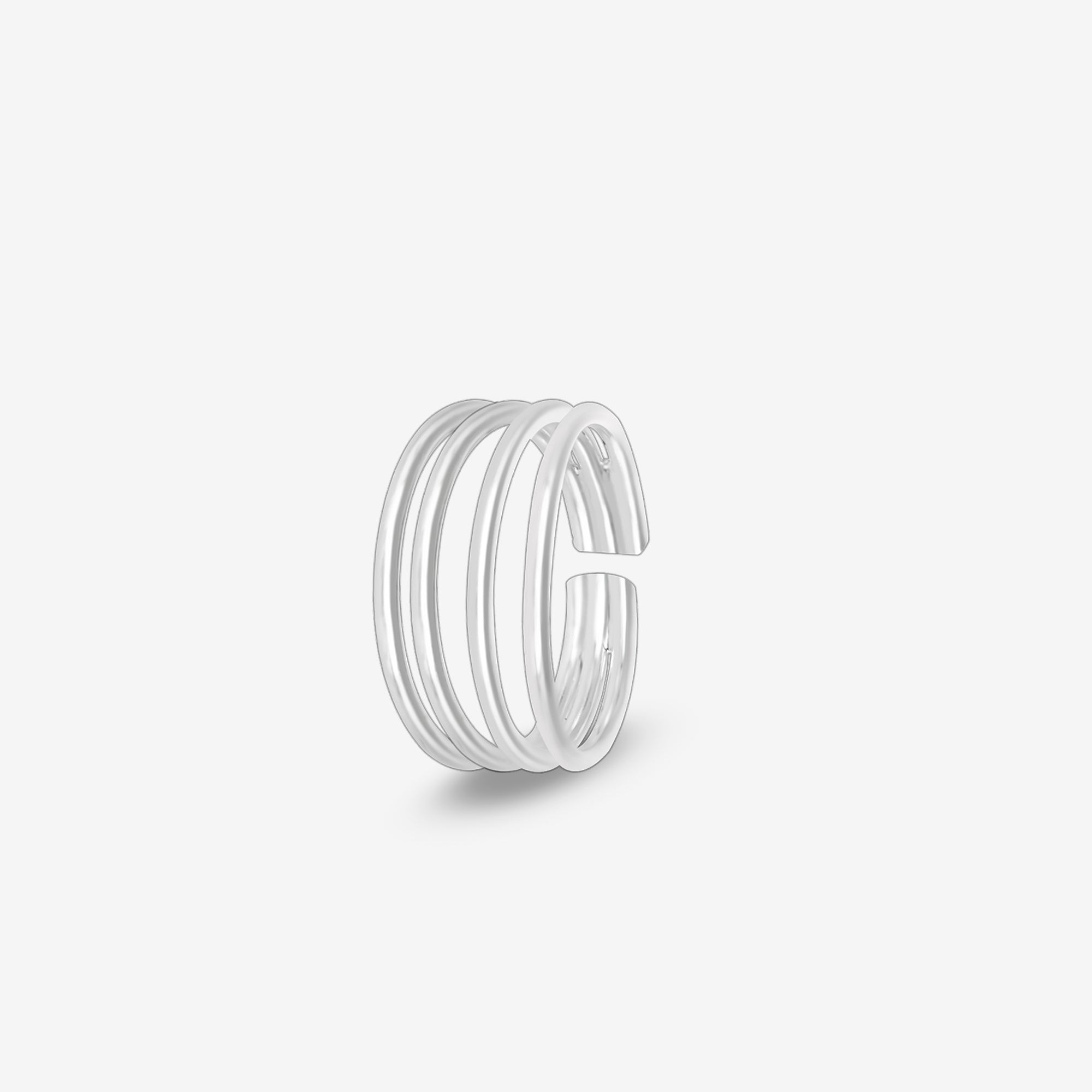 Layered Band Toe Ring