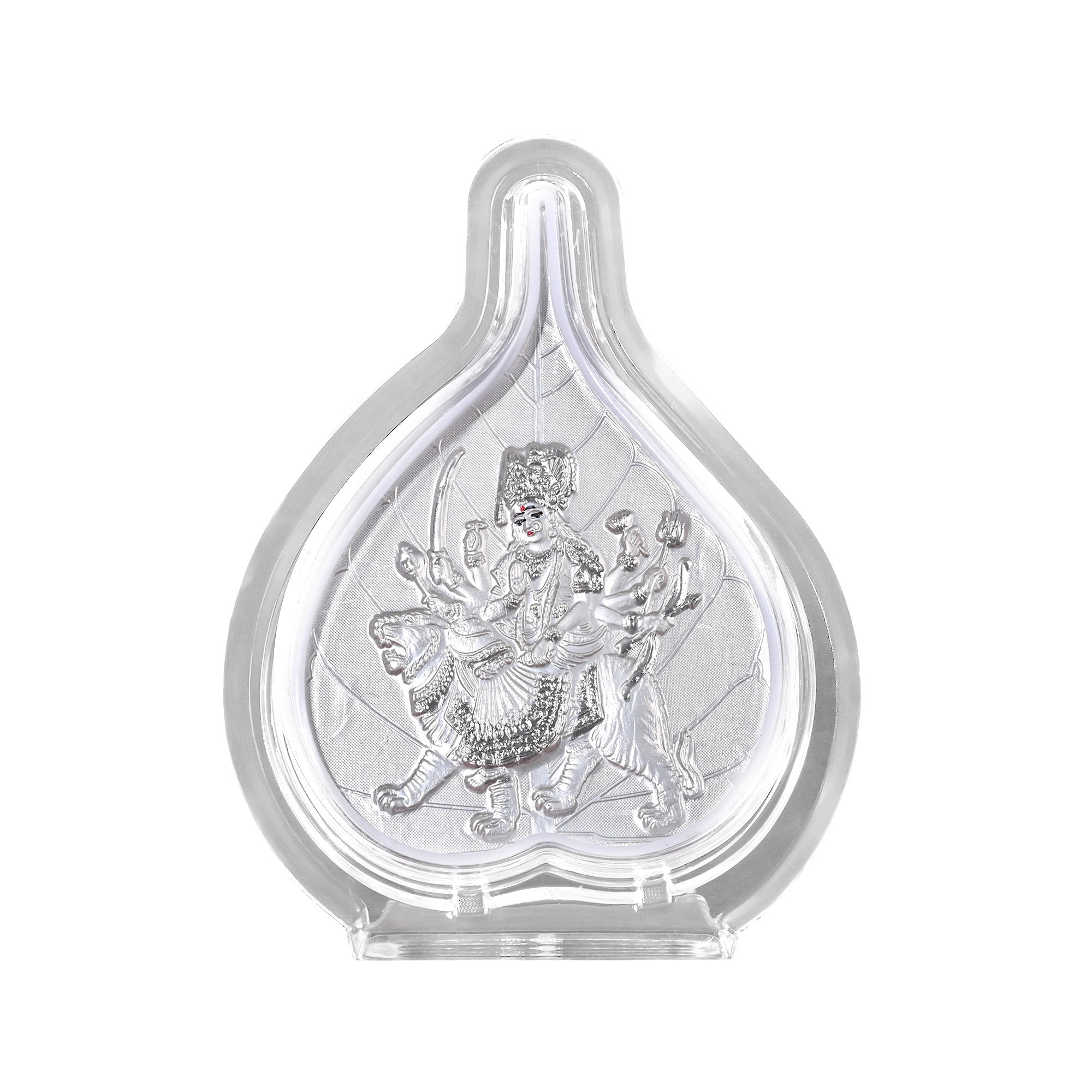 999 Silver Durga Maa Idol Frame