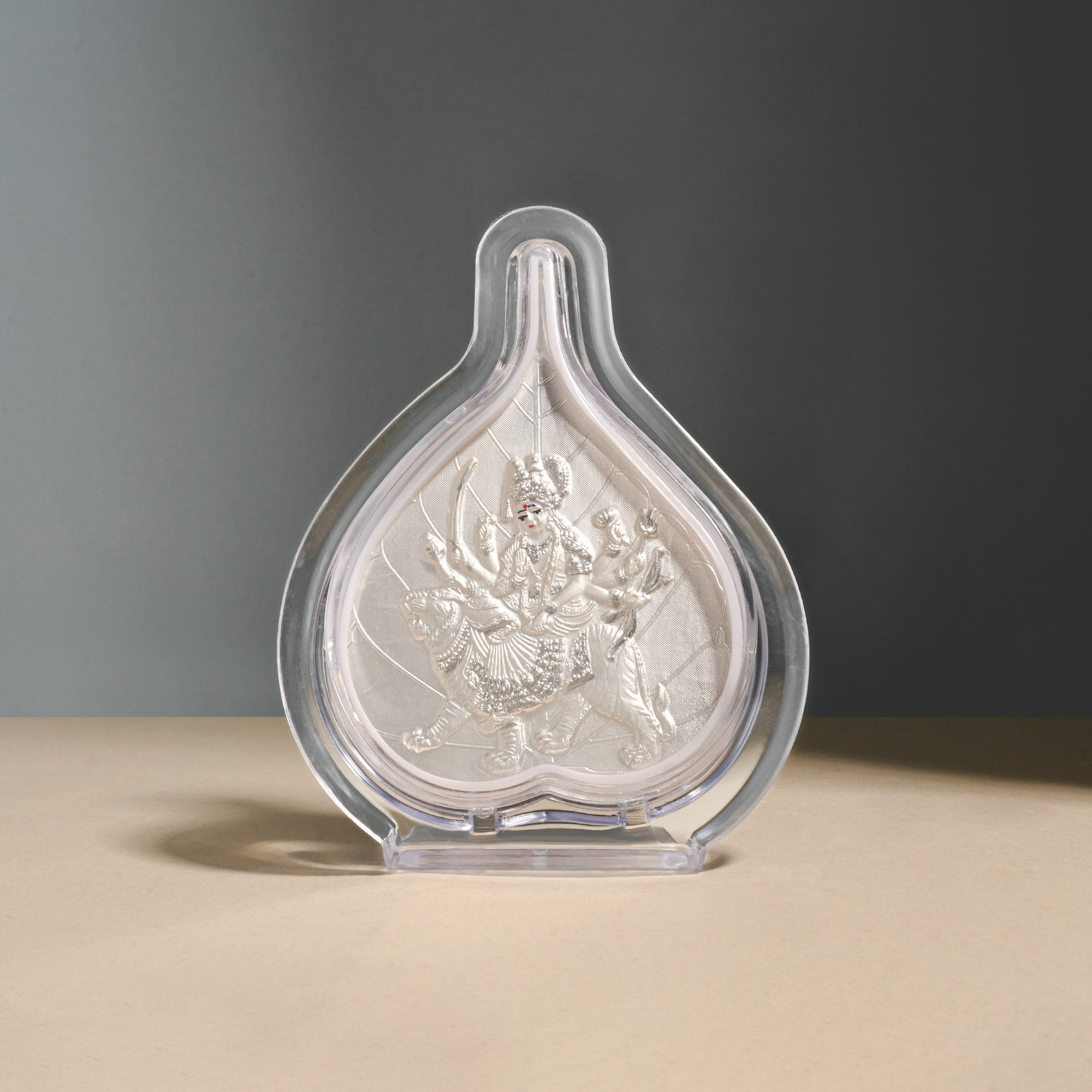999 Silver Durga Maa Idol Frame