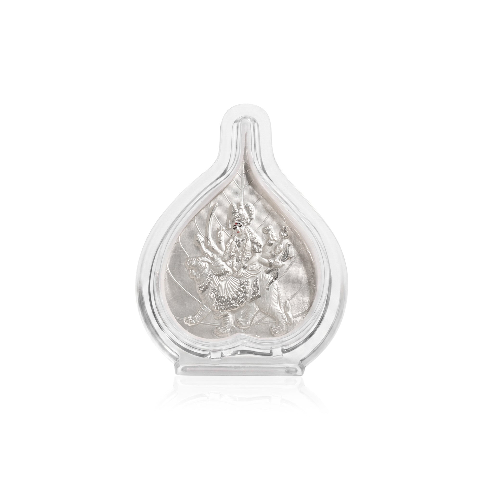 999 Silver Durga Maa Idol Frame