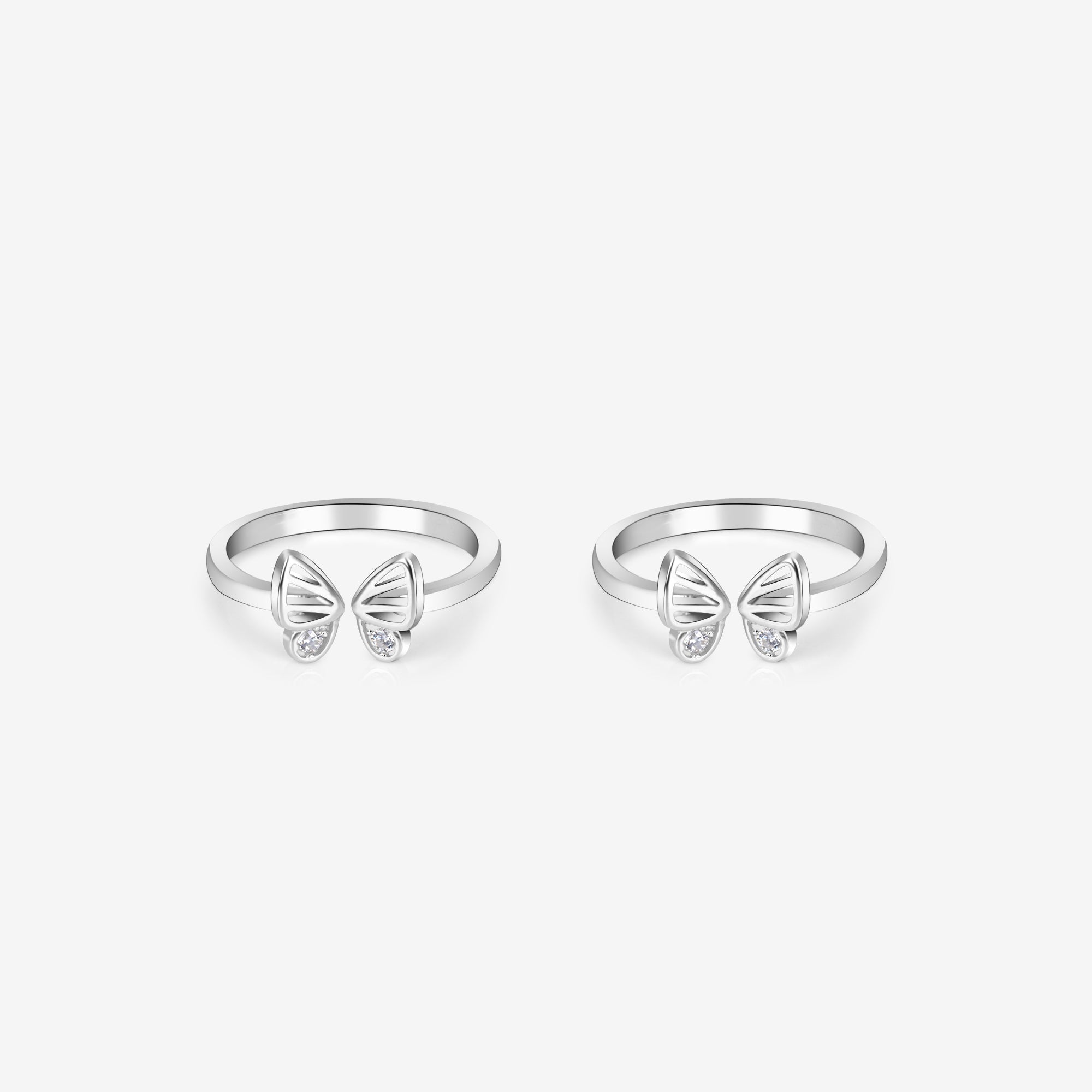 silver toe ring