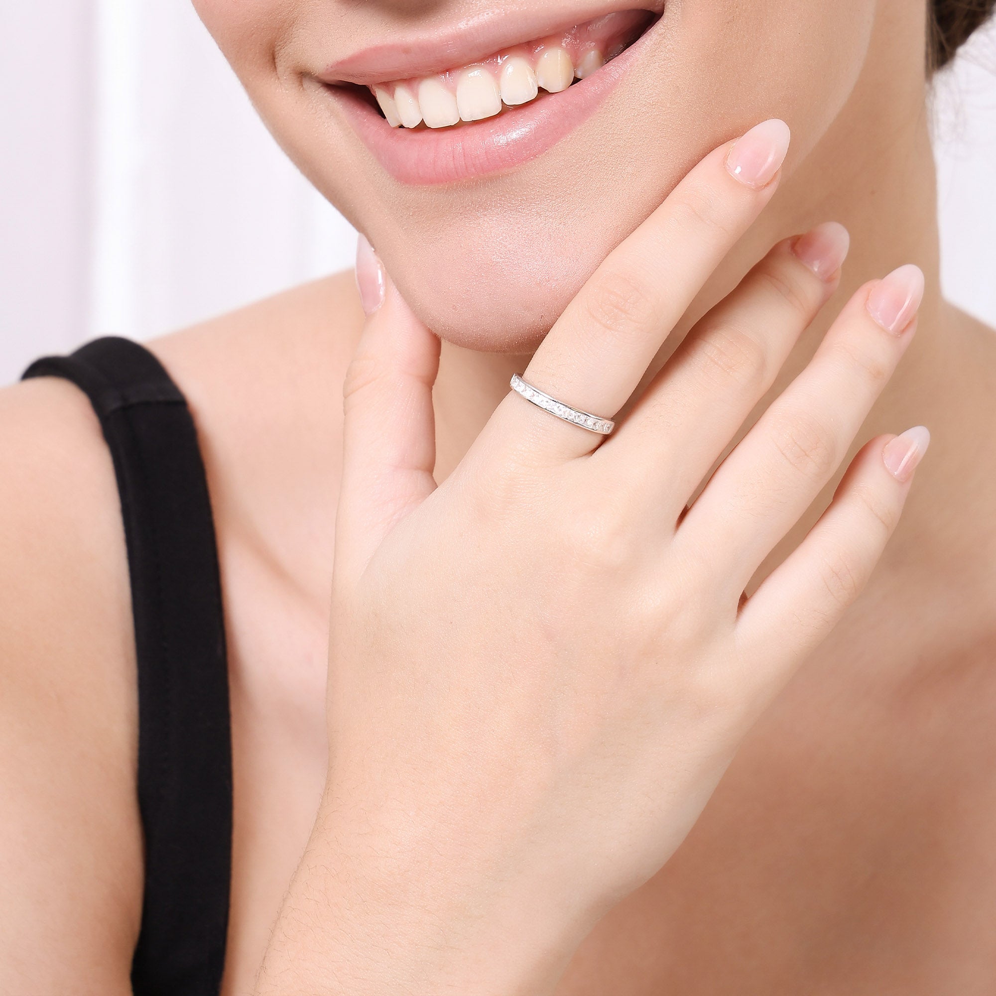Stone Studded Stack Rings