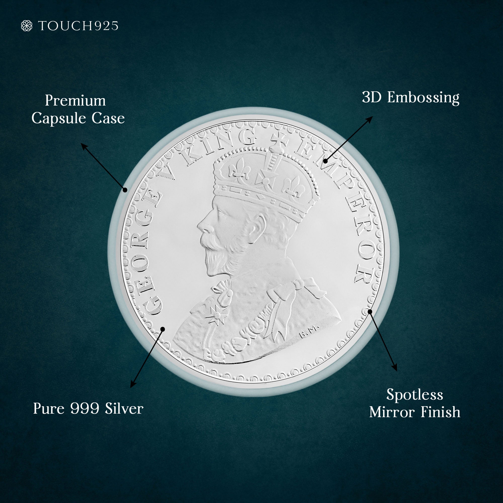 10-100g King Emperor Pure 999 Silver Coin