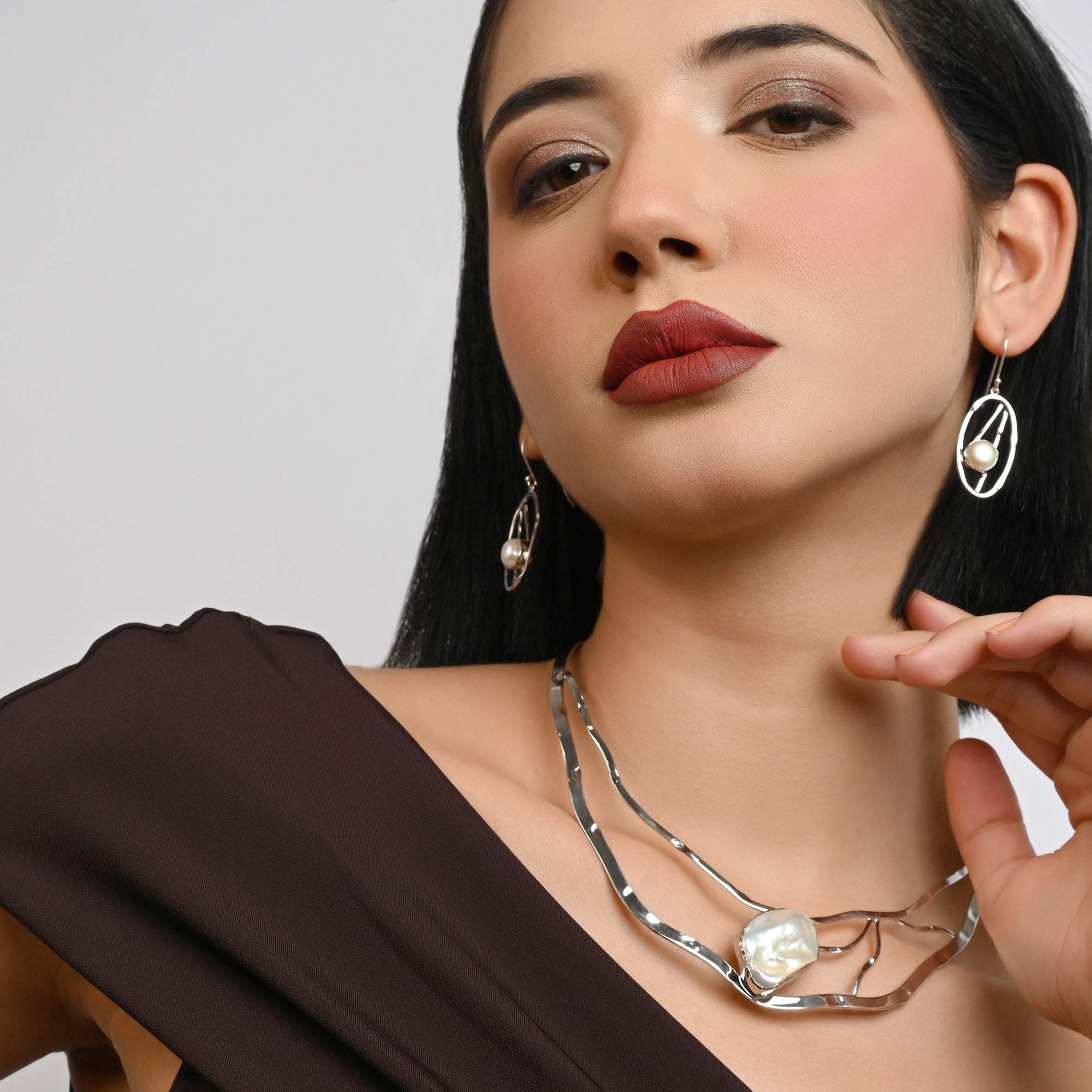 Marine Branch Necklace Set