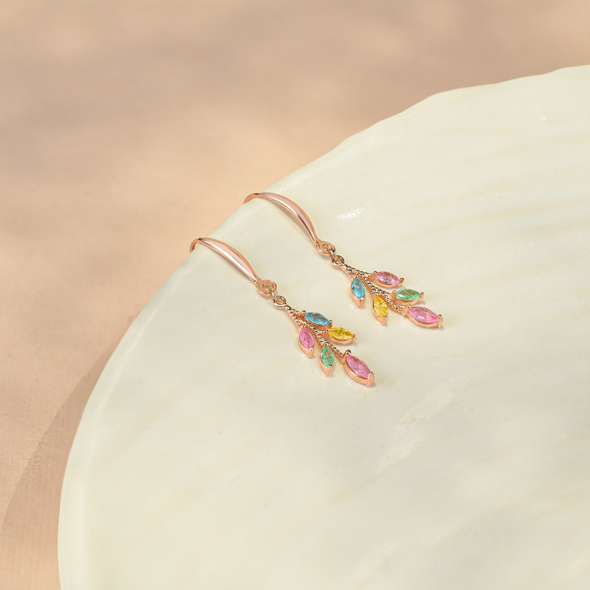 silver earrings