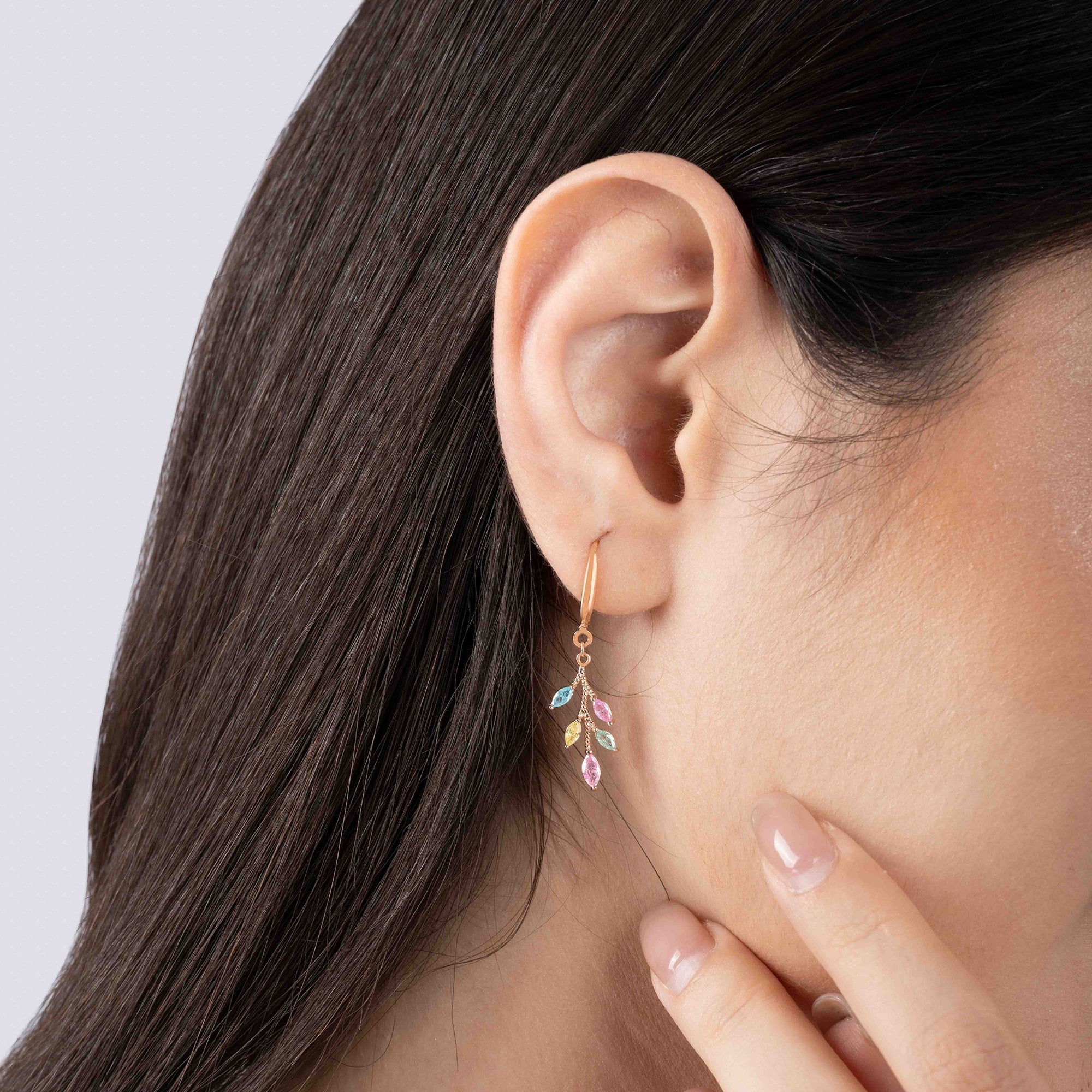 silver earrings