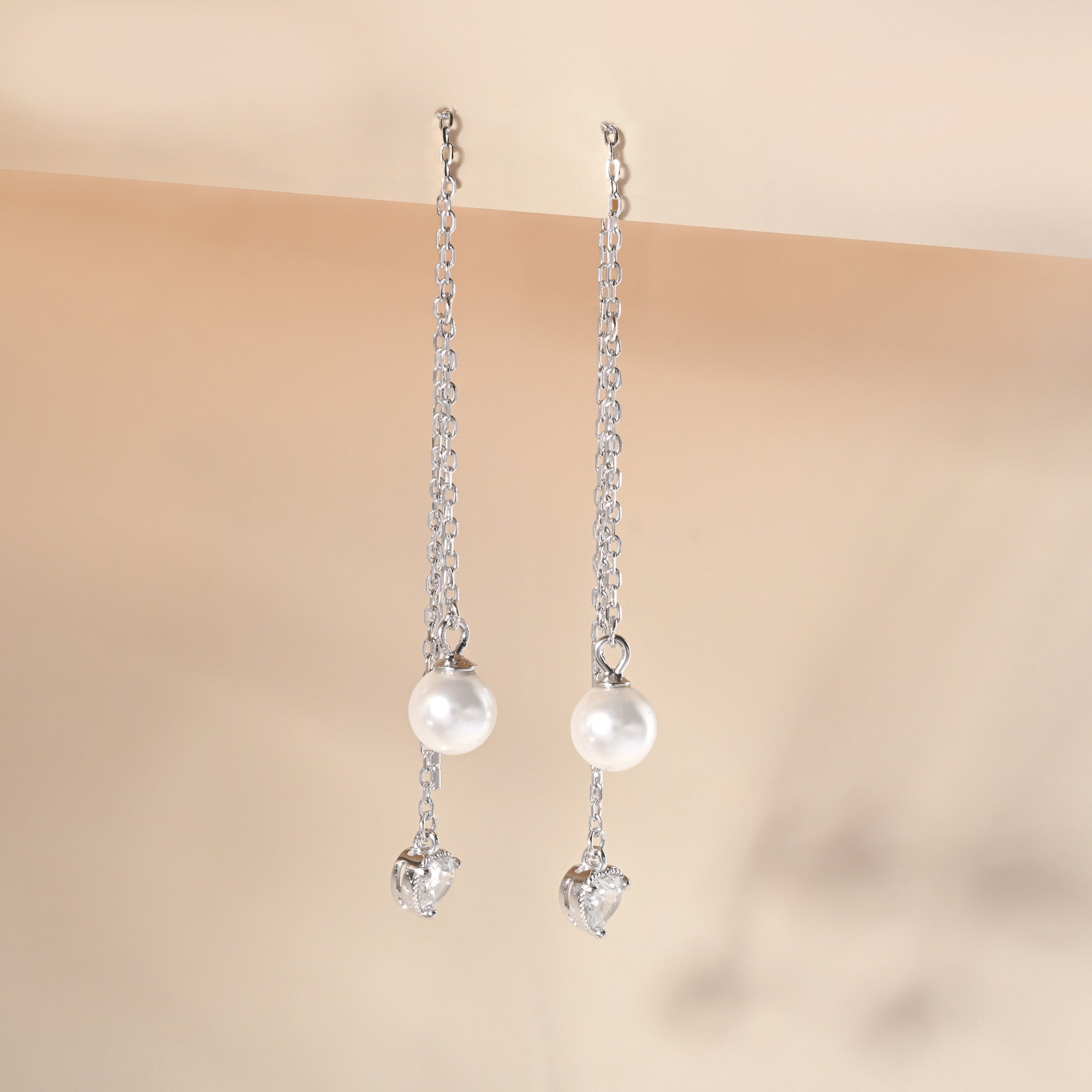 silver earrings