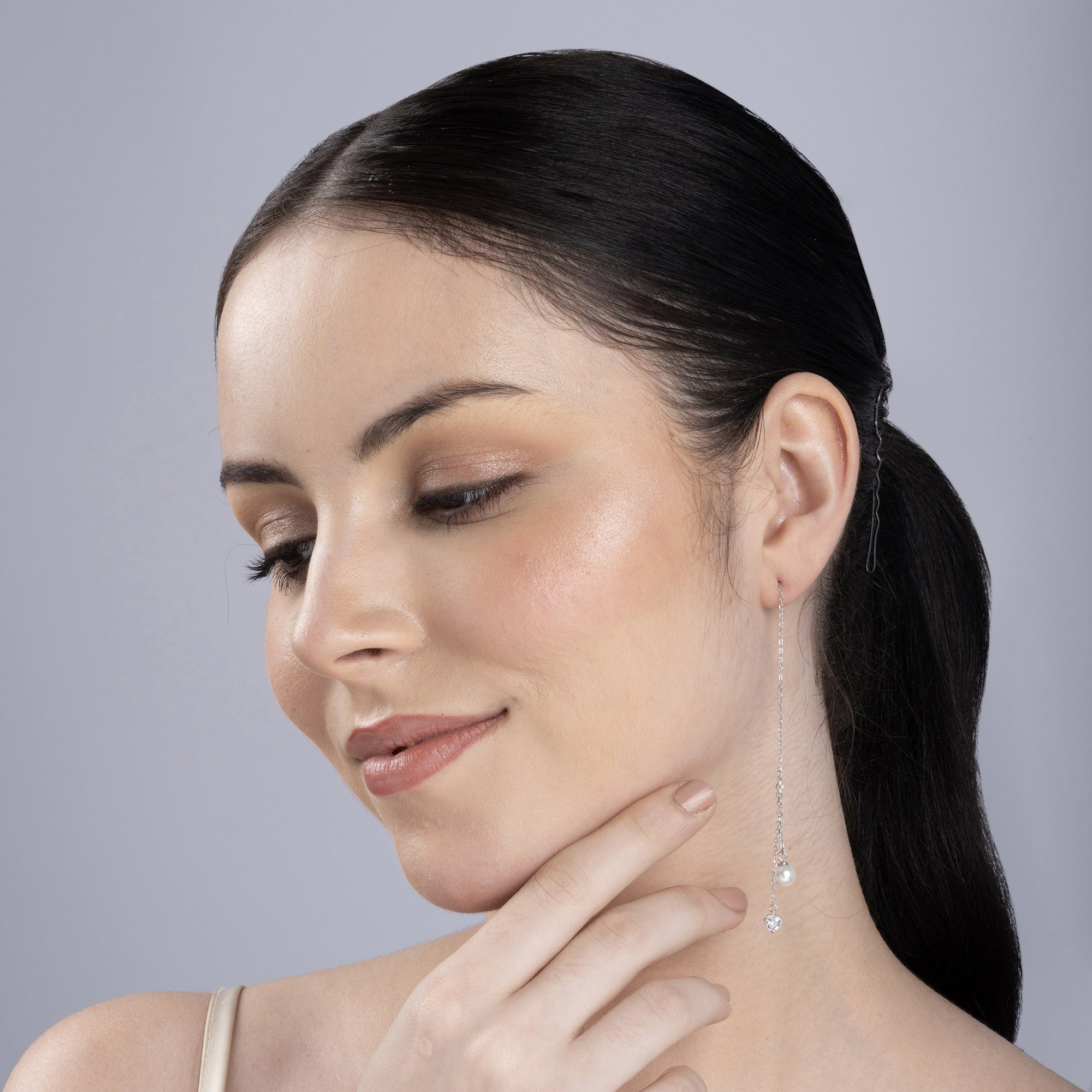 silver earring
