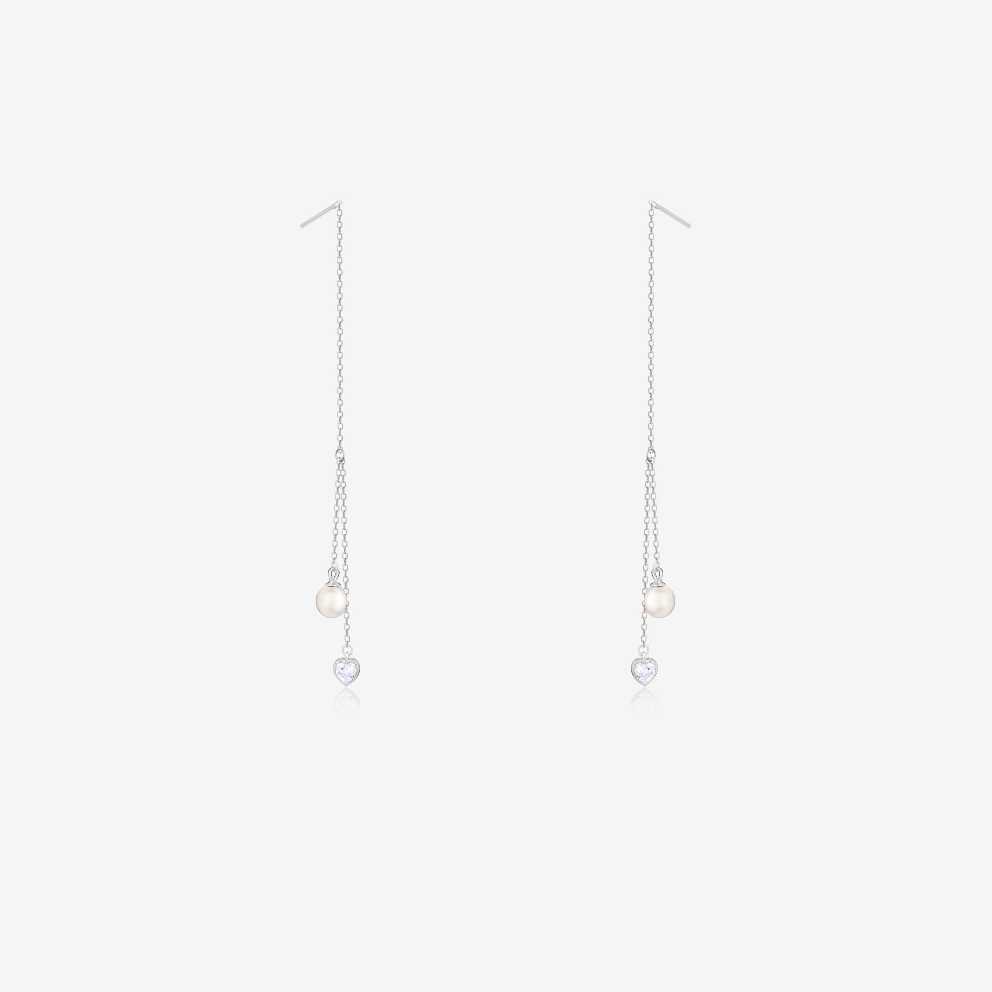 Silver earrings
