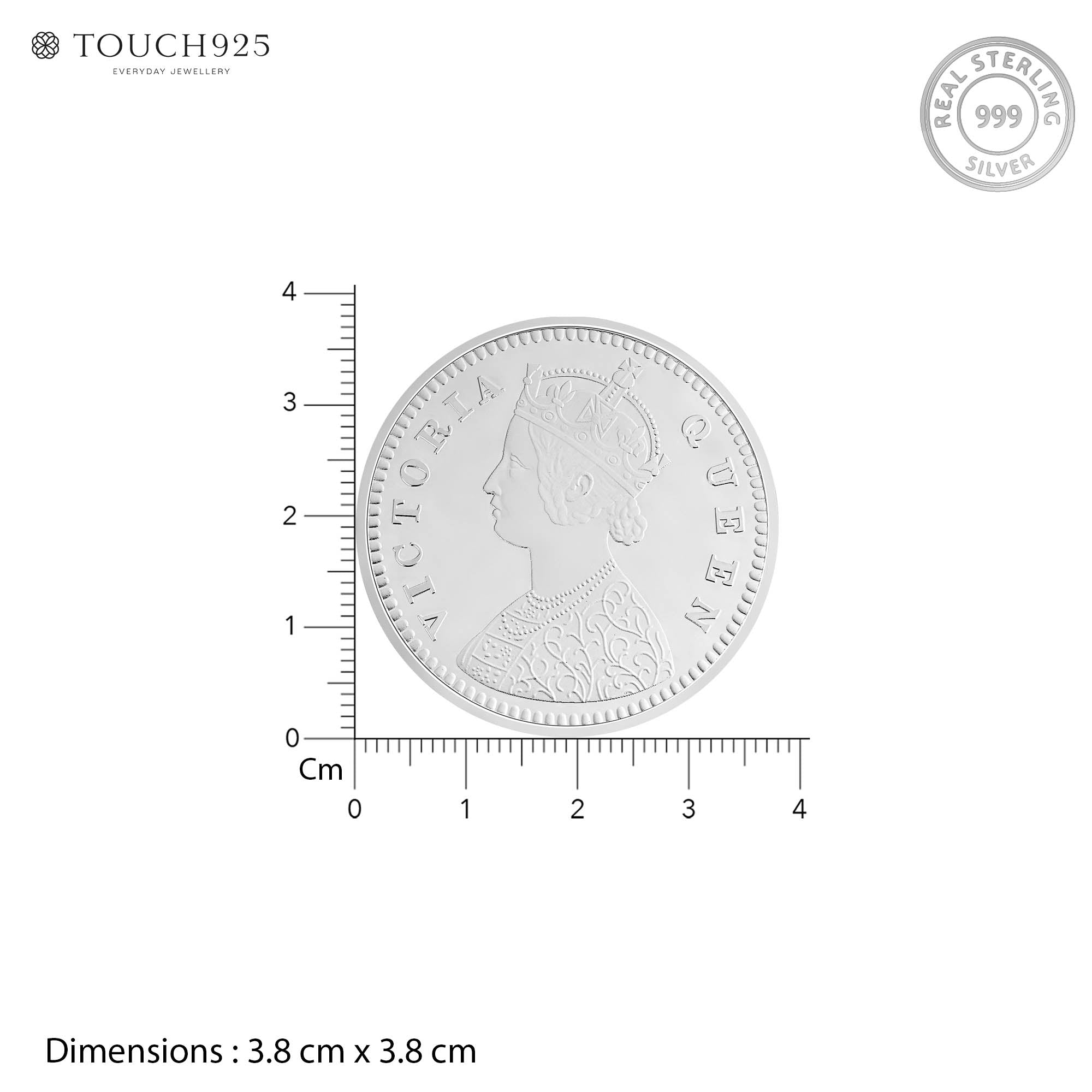 Pure 999 Silver 20g Queen Victoria Coin