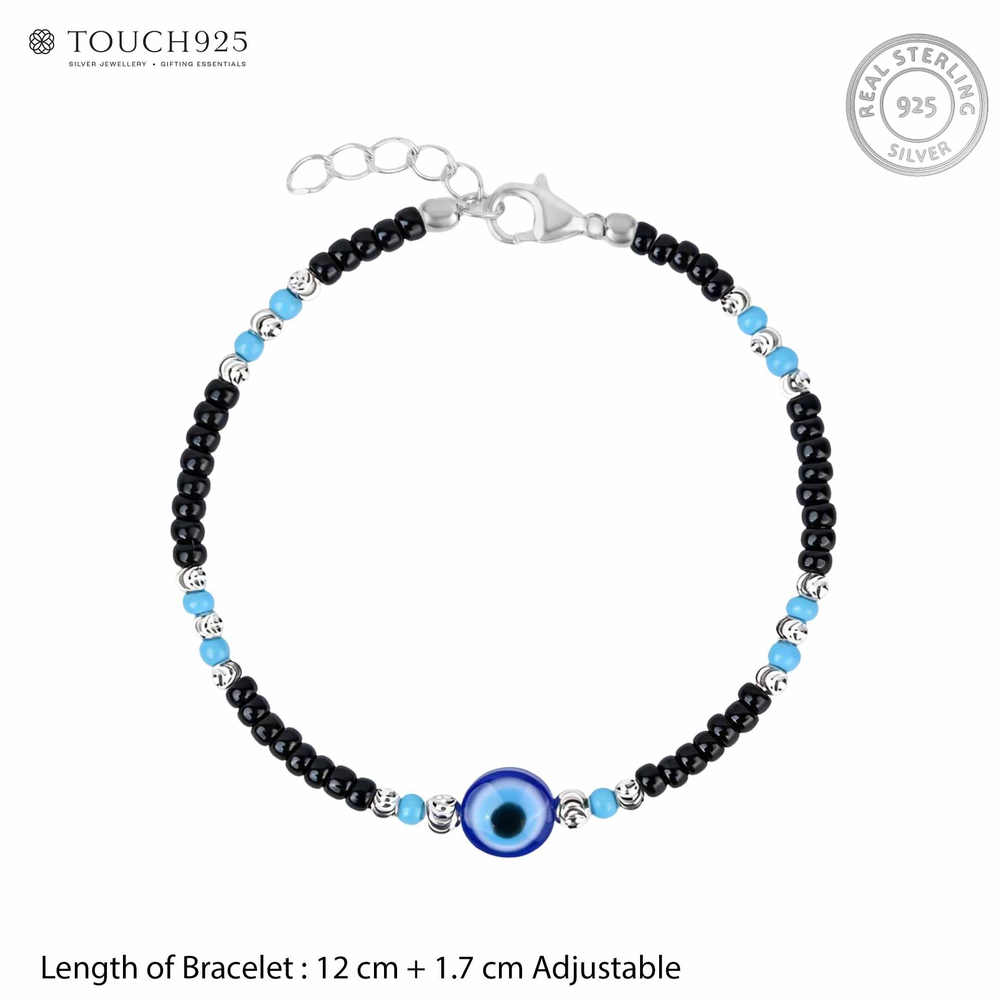 Blue Evil Eye Kids Anklet