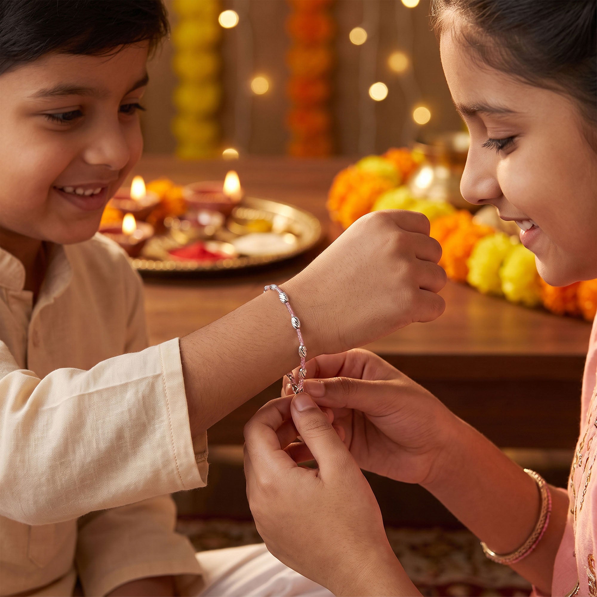 Beaded Shine Kids Rakhi