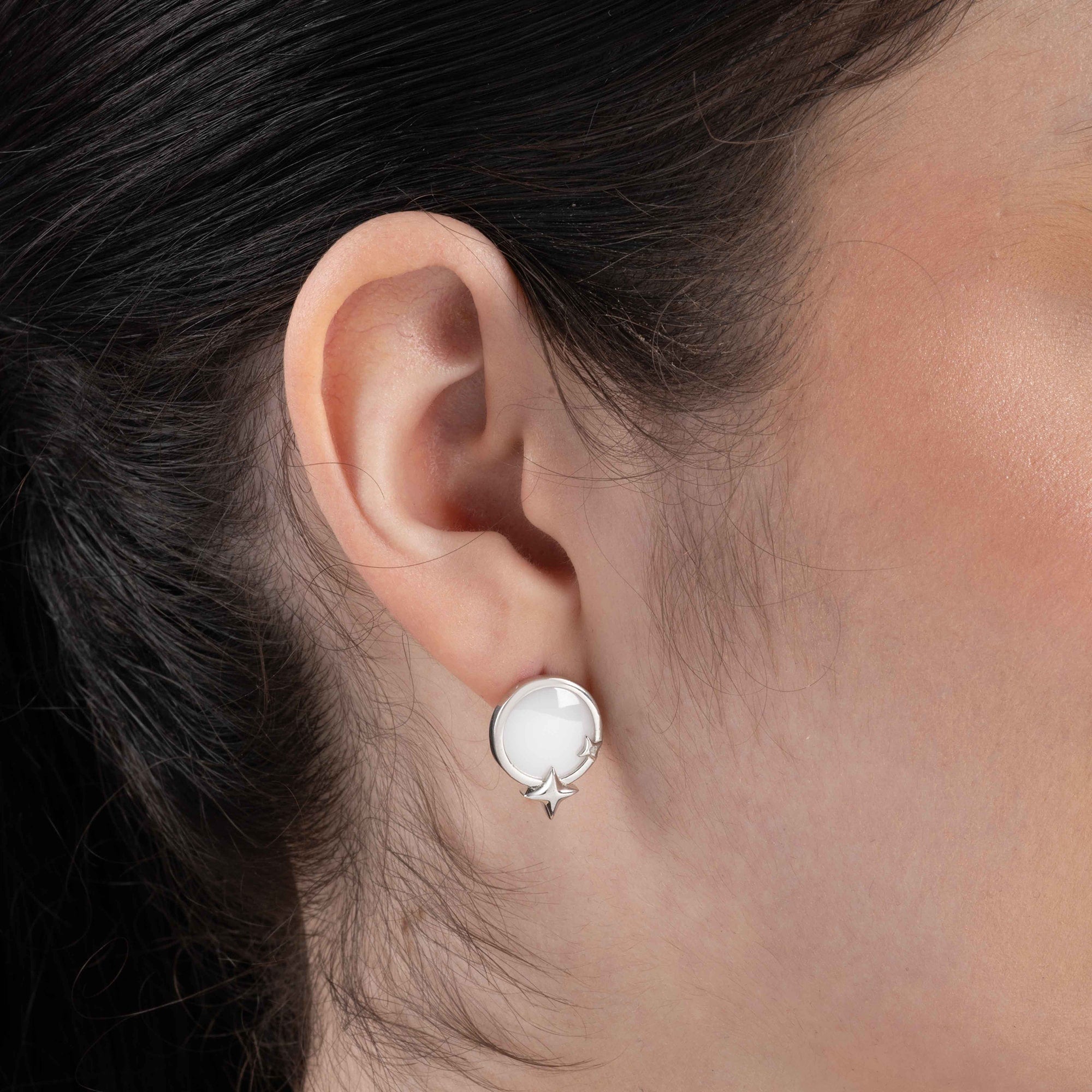 silver earring