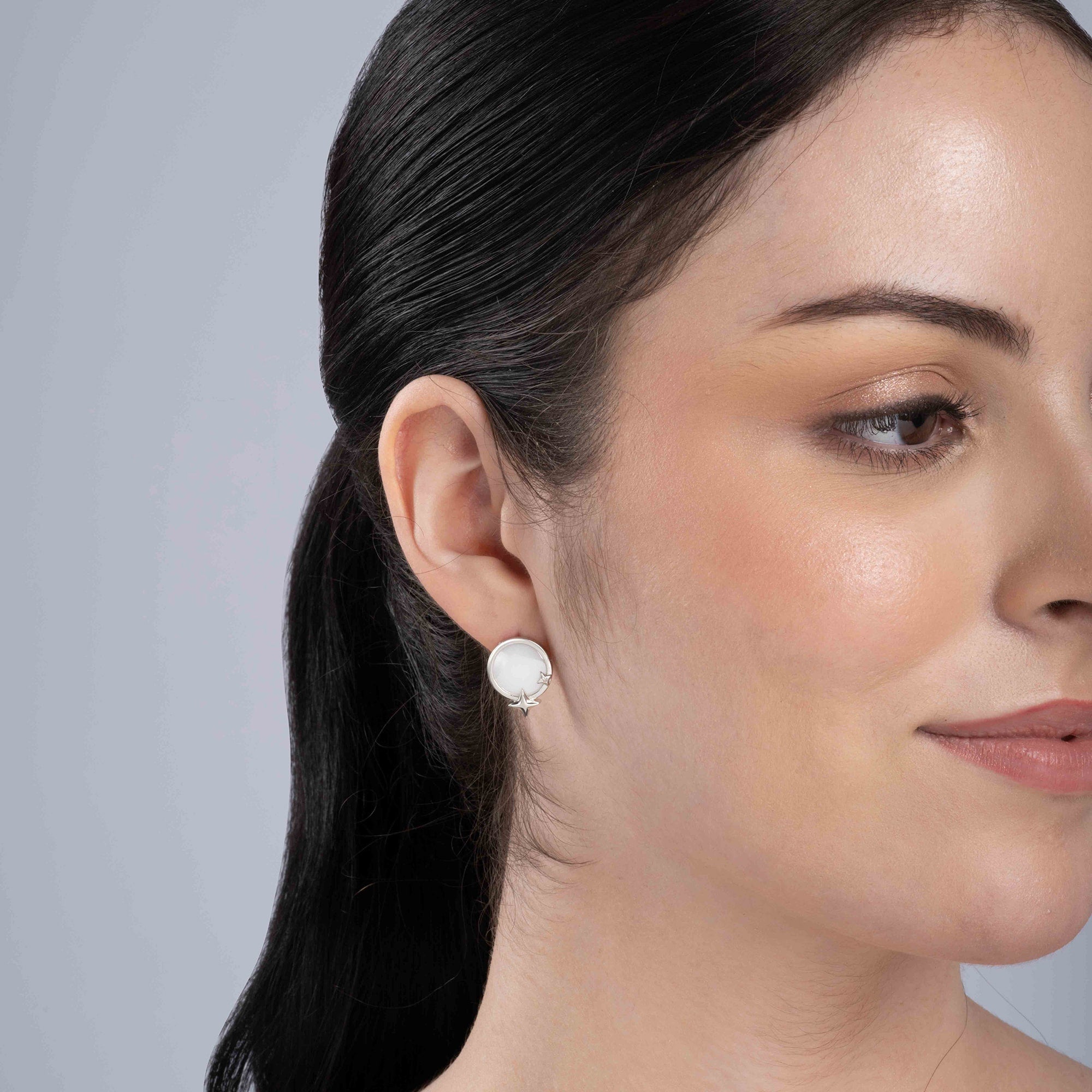 silver earring
