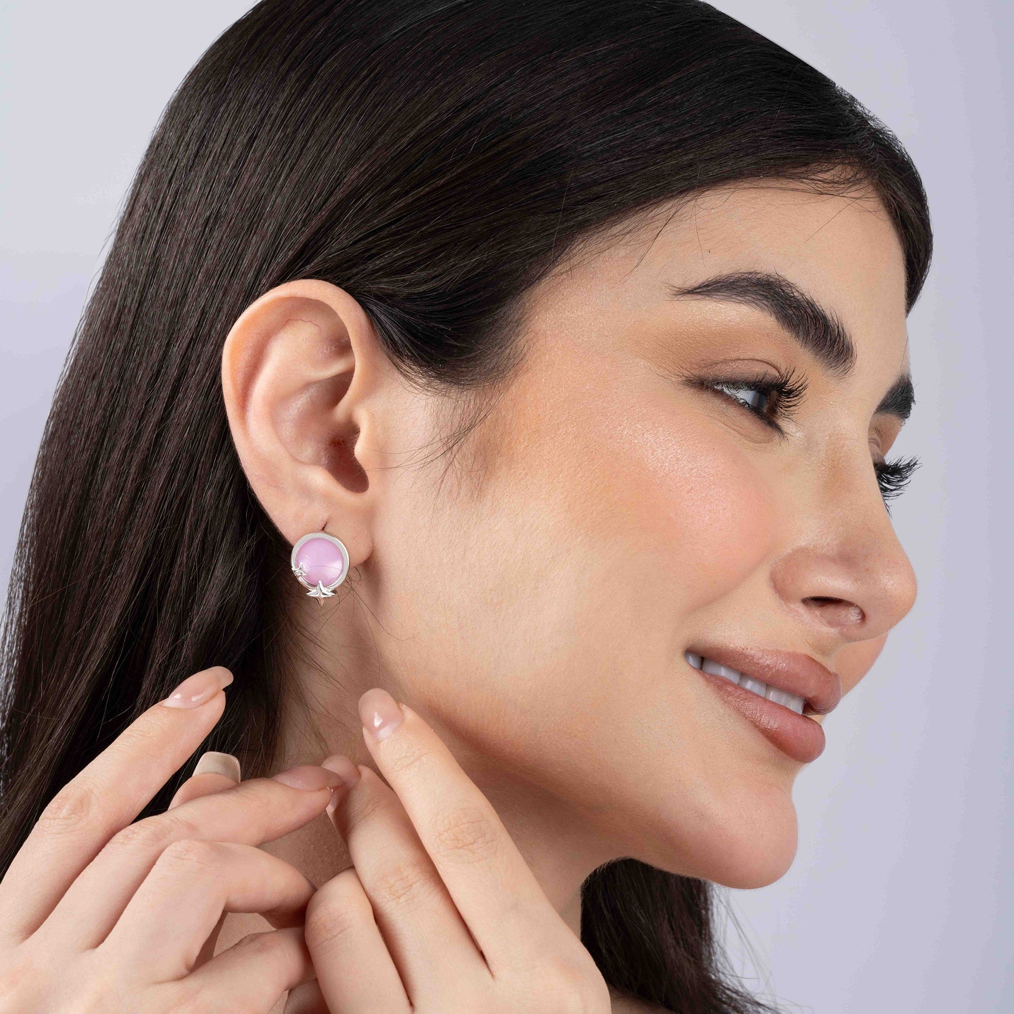 silver earring