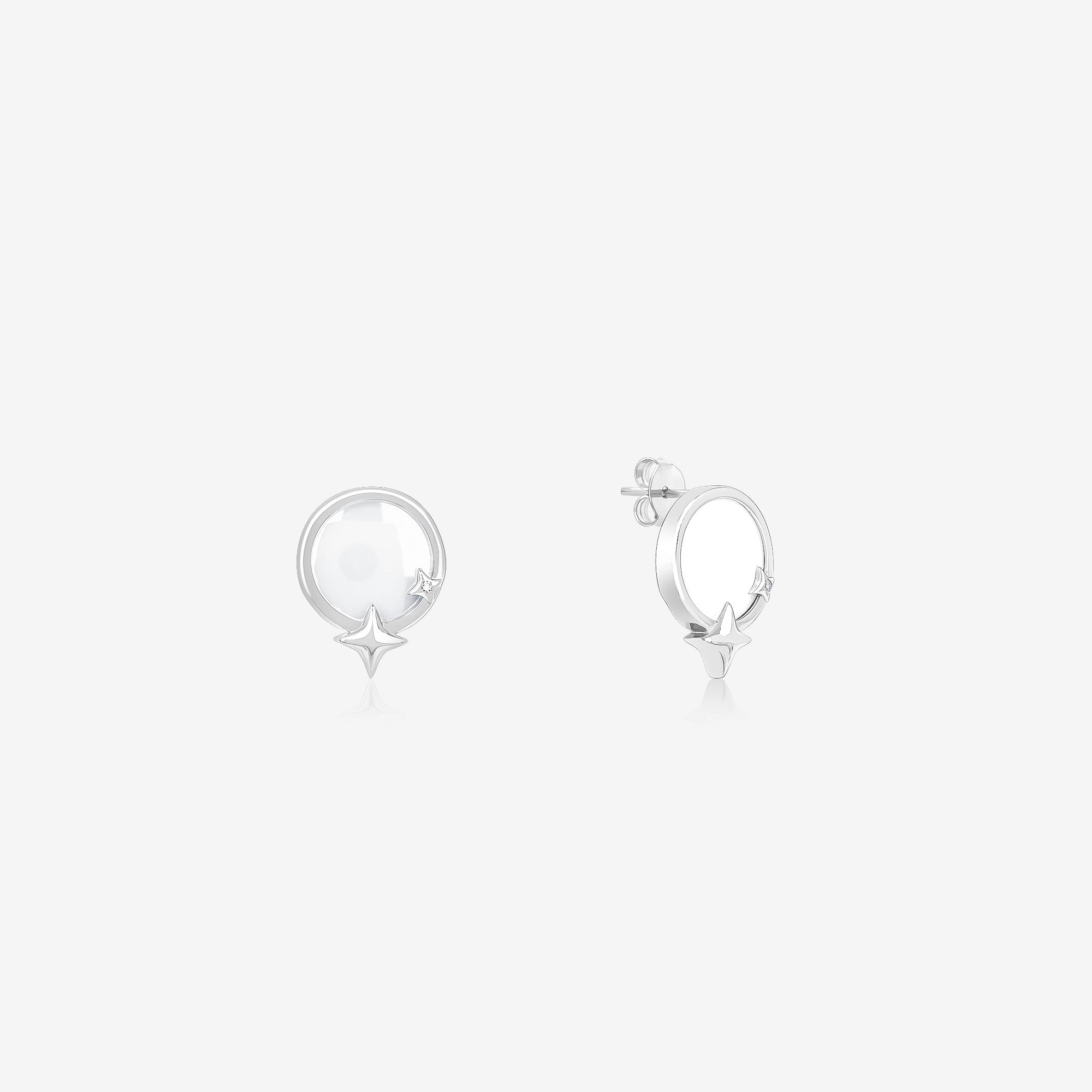 silver earring