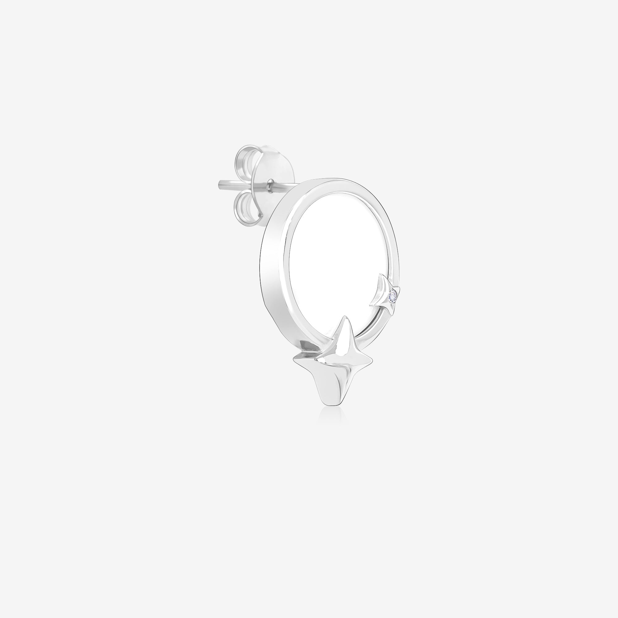 silver earring