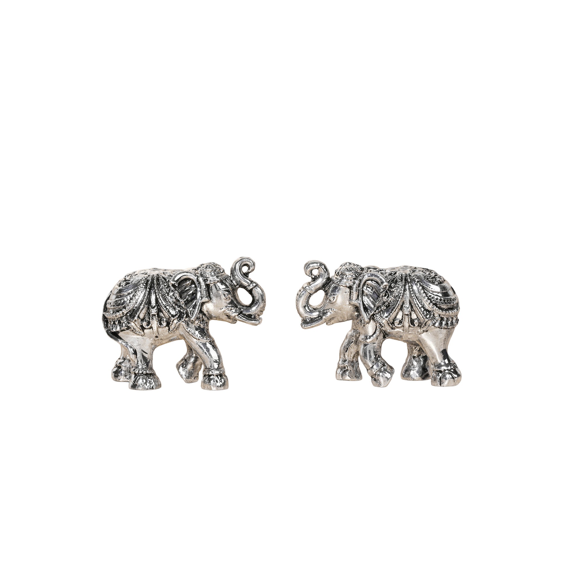 999 Silver Elephant Pair Gift Box - Touch925 SIlver Jewellery