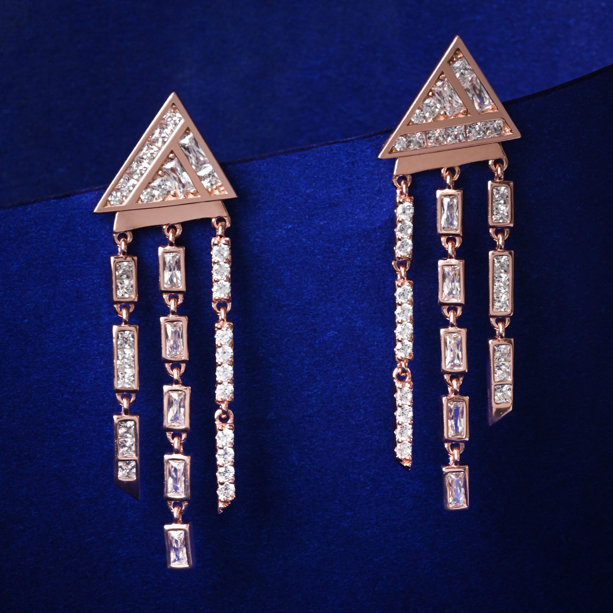 Prismatic Flow Statement Earrings