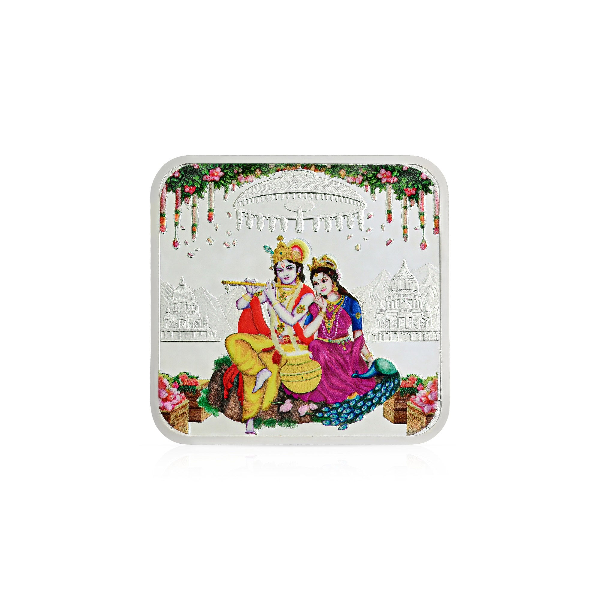 Pure 999 Silver 25g Radha Krishna Coin