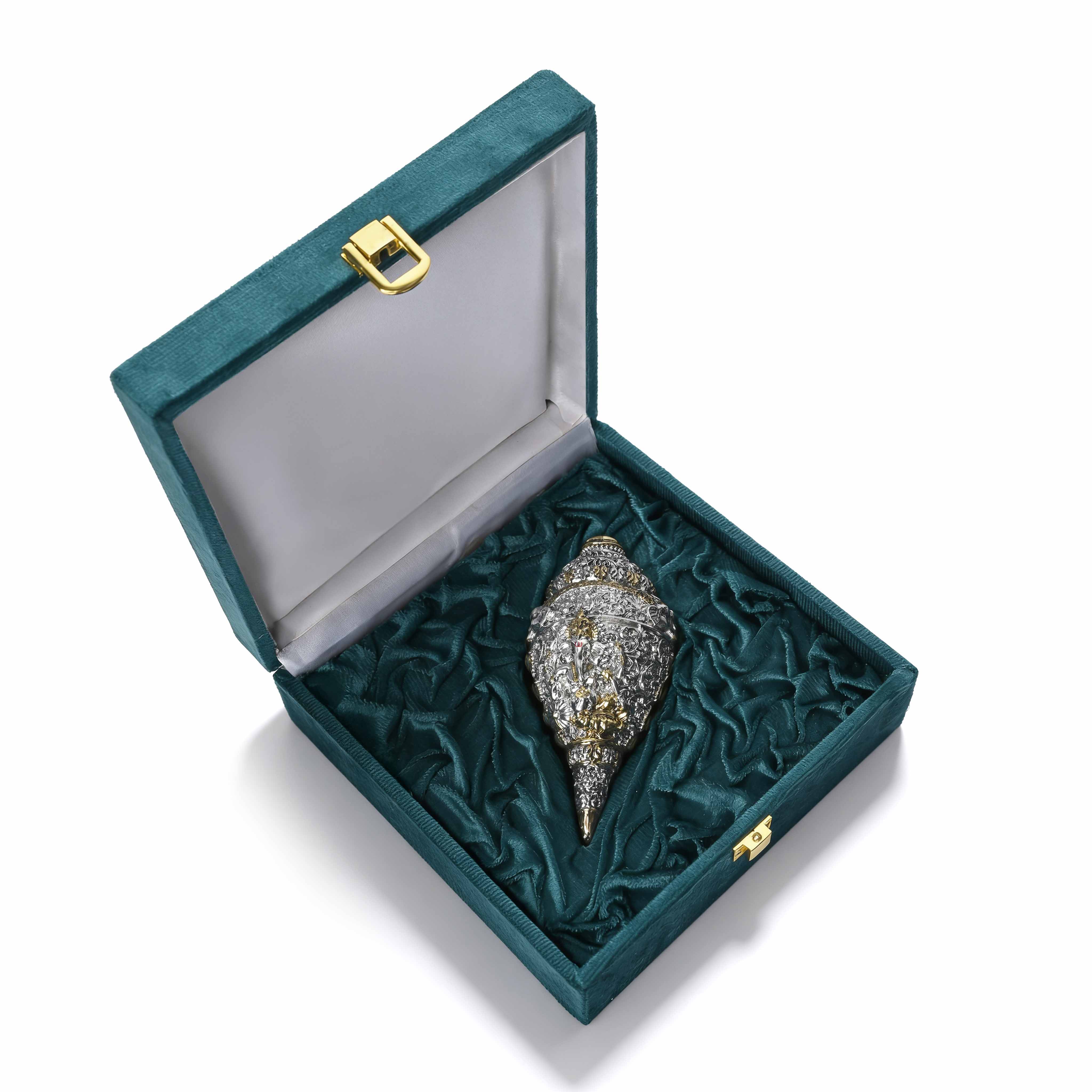 999 Silver Shankh Gift Box