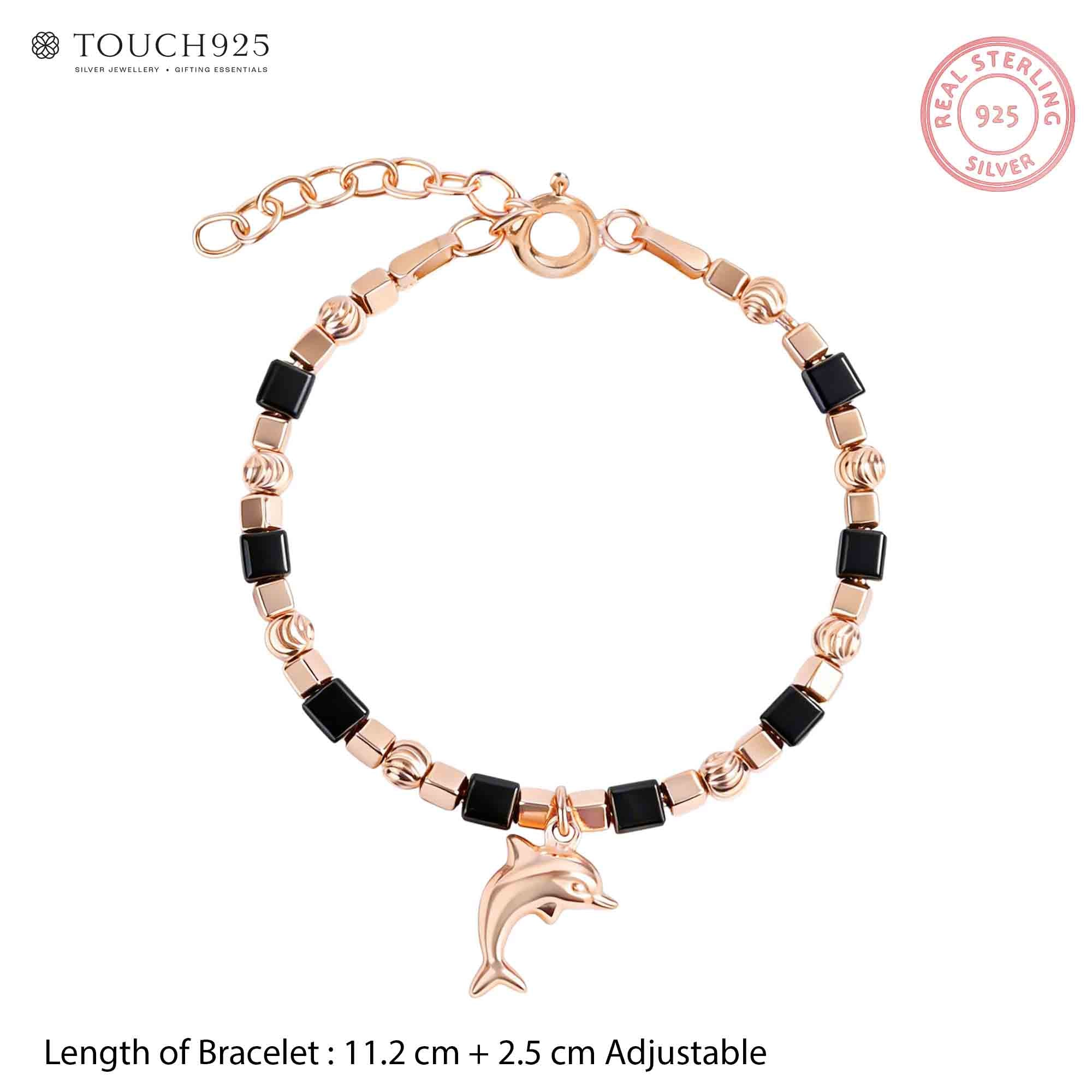 Dolphin Rose Gold Kids Anklet