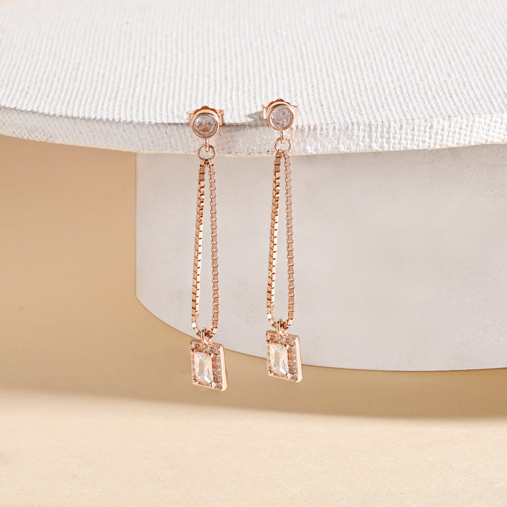 Stone Drop Earrings