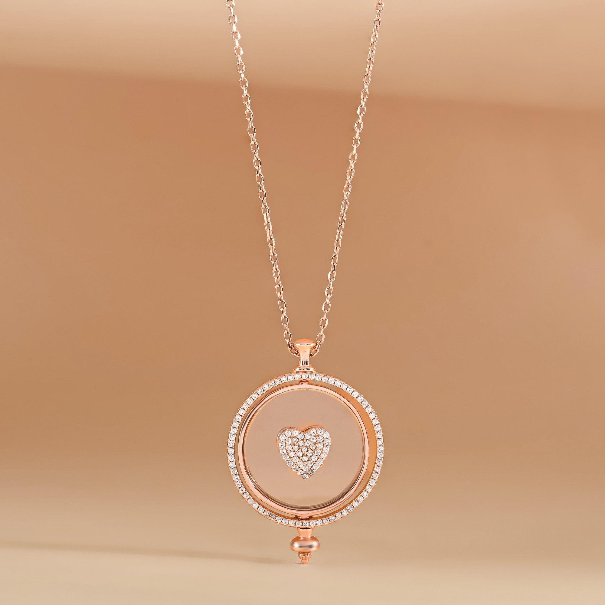 Moving Heart Necklace
