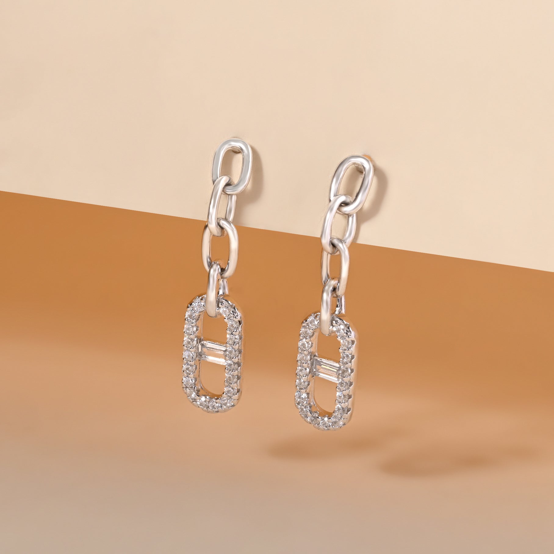 Interlinked Drop Earrings